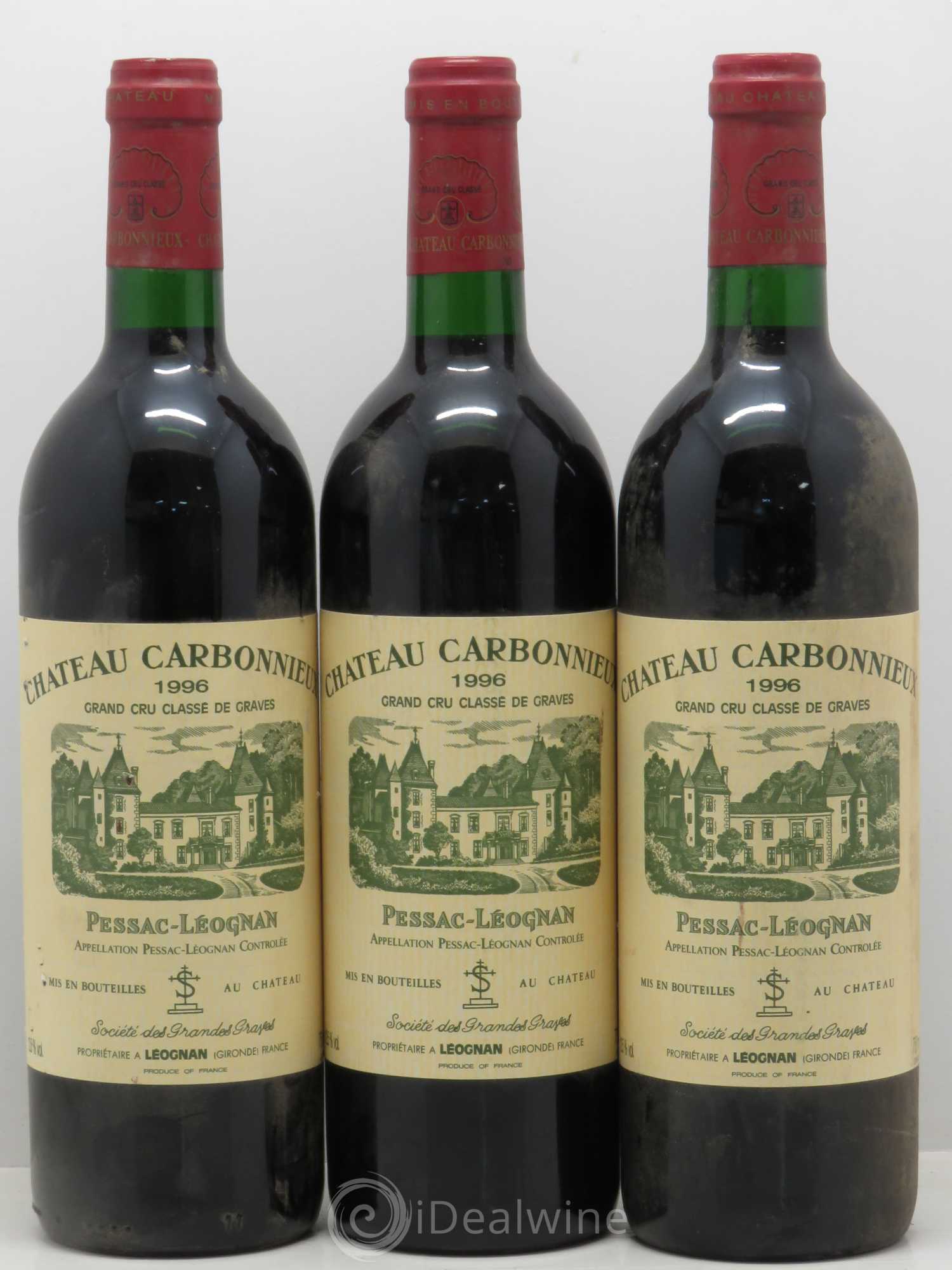 Château Carbonnieux Cru Classé de Graves 1996 - Lot de 6 bouteilles - 2