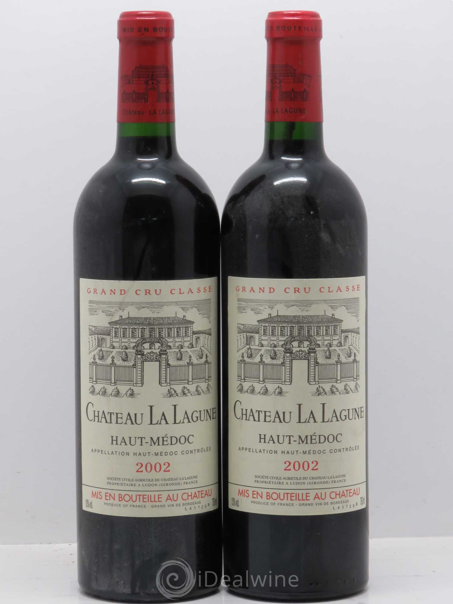 Château la Lagune 3ème Grand Cru Classé 2002 - Lot de 2 bouteilles - 0
