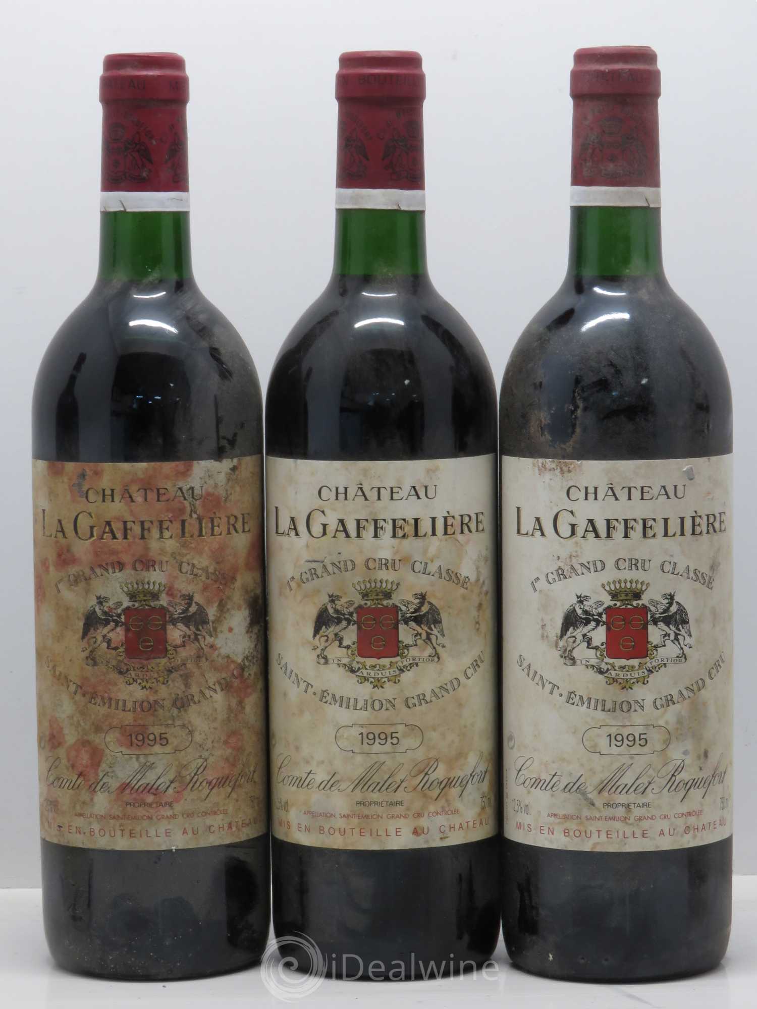 Château la Gaffelière 1er Grand Cru Classé B 1995 - Lot de 5 bouteilles - 1