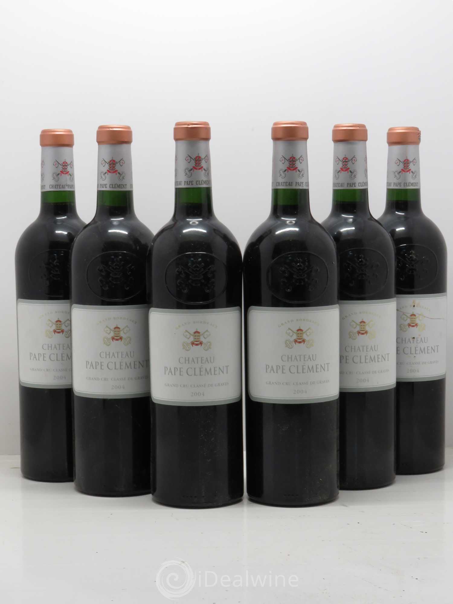 Château Pape Clément Cru Classé de Graves 2004 - Lot de 6 bouteilles - 0