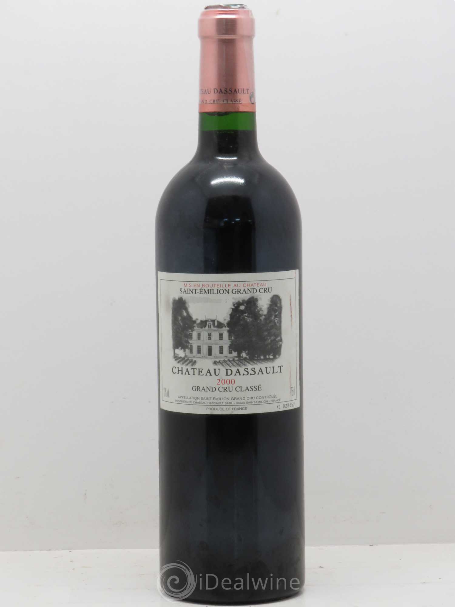 Château Dassault Grand Cru Classé 2000 - Lot de 1 bouteille - 0