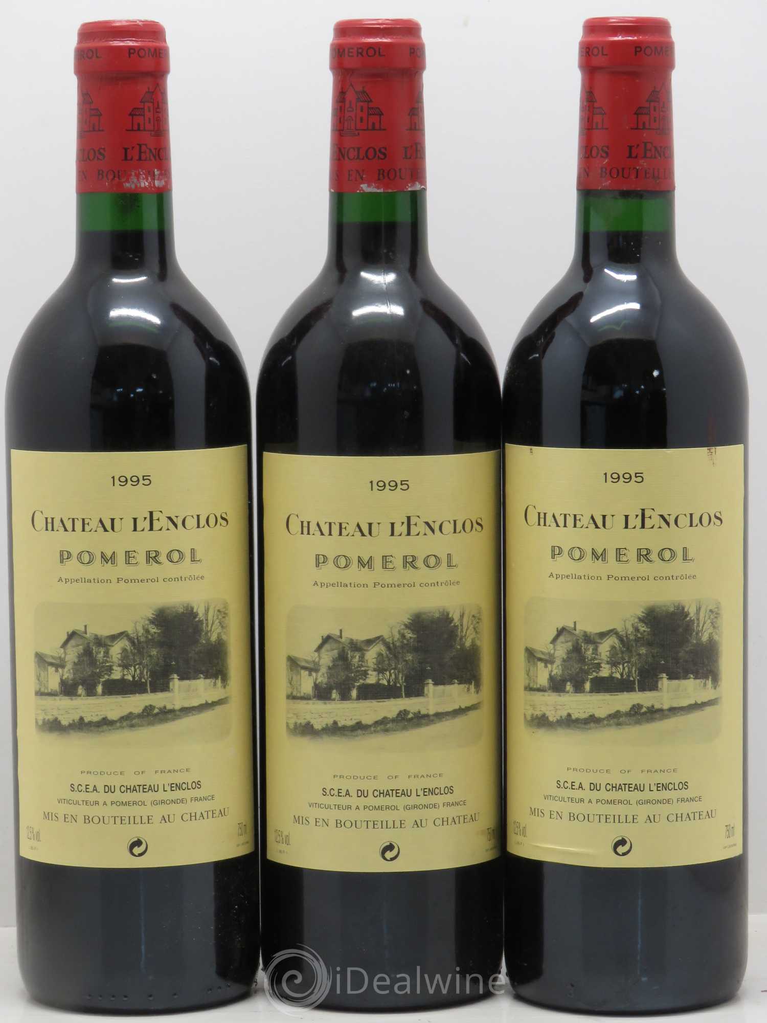 Château l' Enclos 1995 - Lot de 6 bouteilles - 2