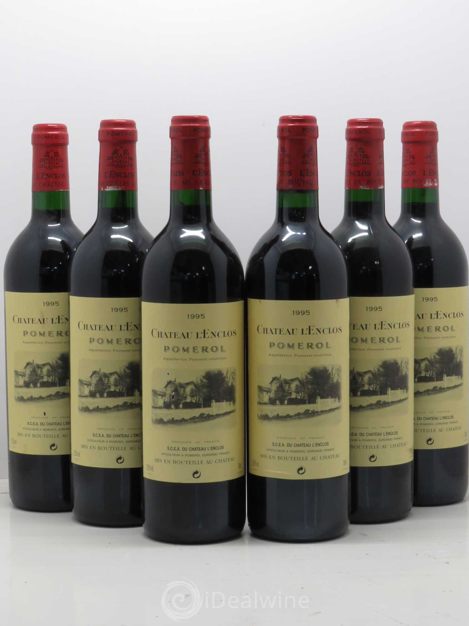Château l' Enclos 1995 - Lot de 6 bouteilles - 0