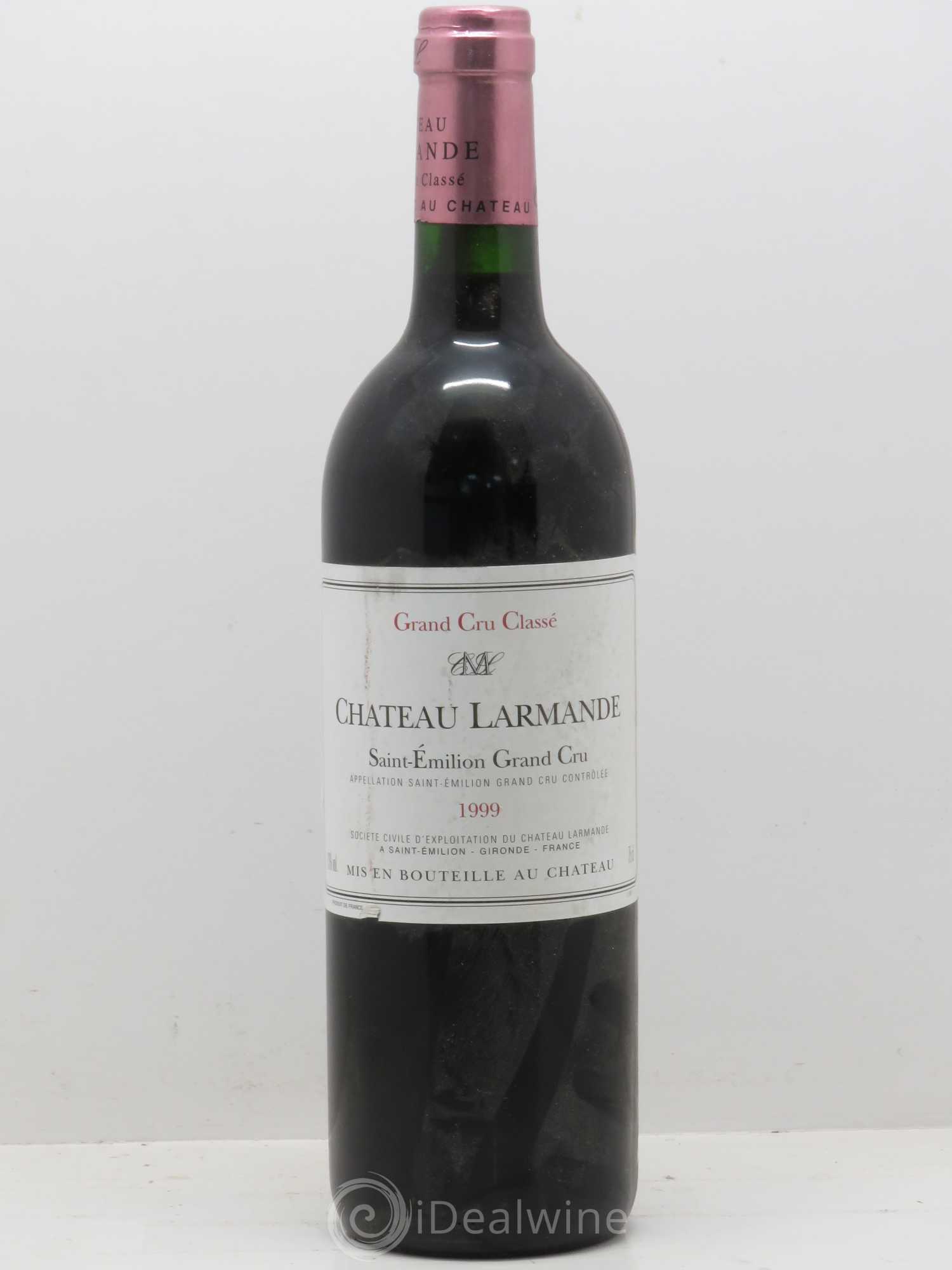 Château Larmande Grand Cru Classé 1999 - Lot de 1 bouteille - 0