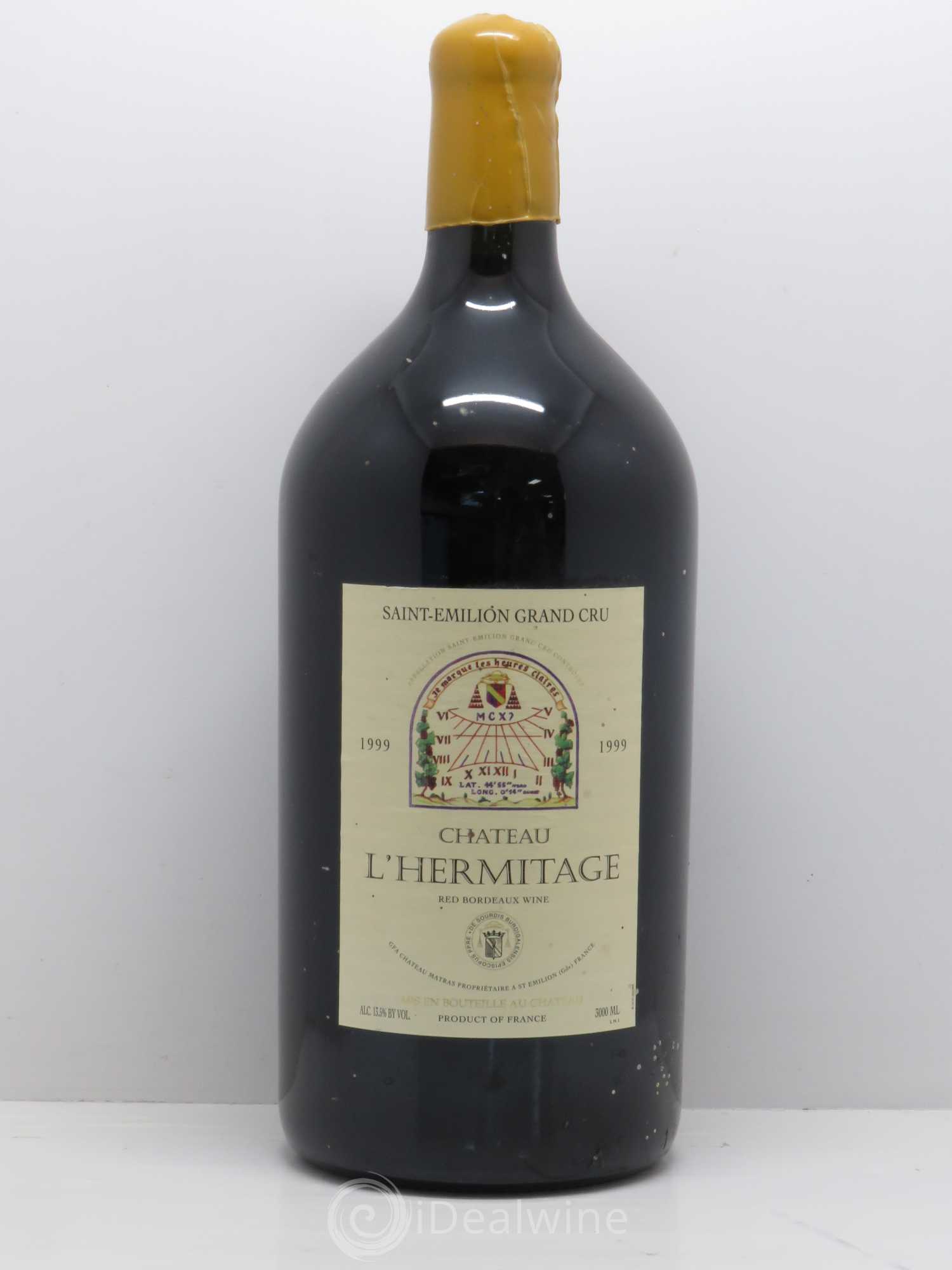 Château l' Hermitage 1999 - Lot de 1 double magnum - 0