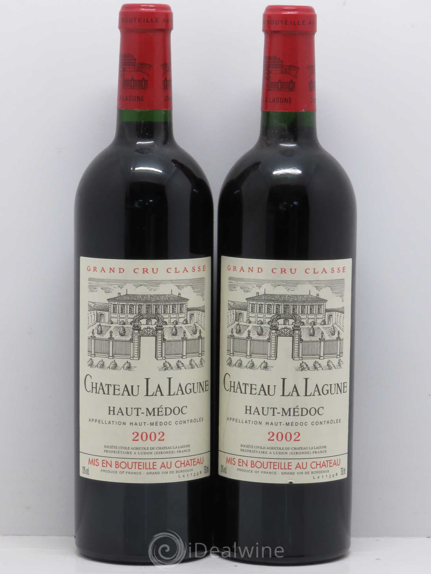 Château la Lagune 3ème Grand Cru Classé 2002 - Lot de 2 bouteilles - 0