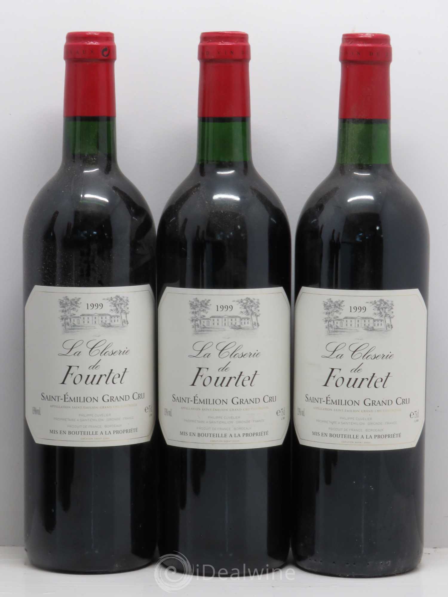 Saint-Émilion La Closerie de Fourtet Saint Emilion Grand Cru 1999 - Posten von 6 Flaschen - 1