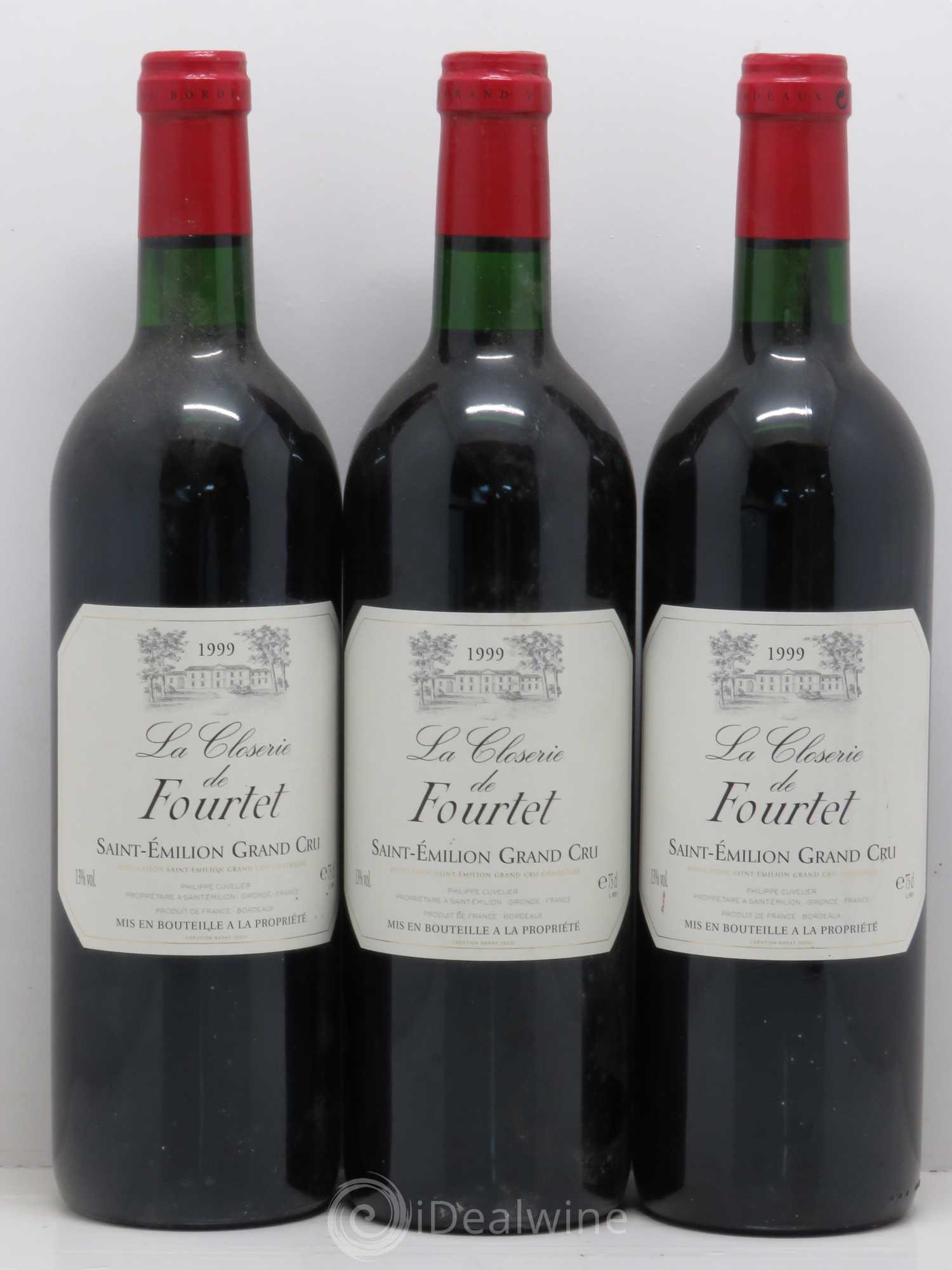 Saint-Émilion La Closerie de Fourtet Saint Emilion Grand Cru 1999 - Posten von 6 Flaschen - 2