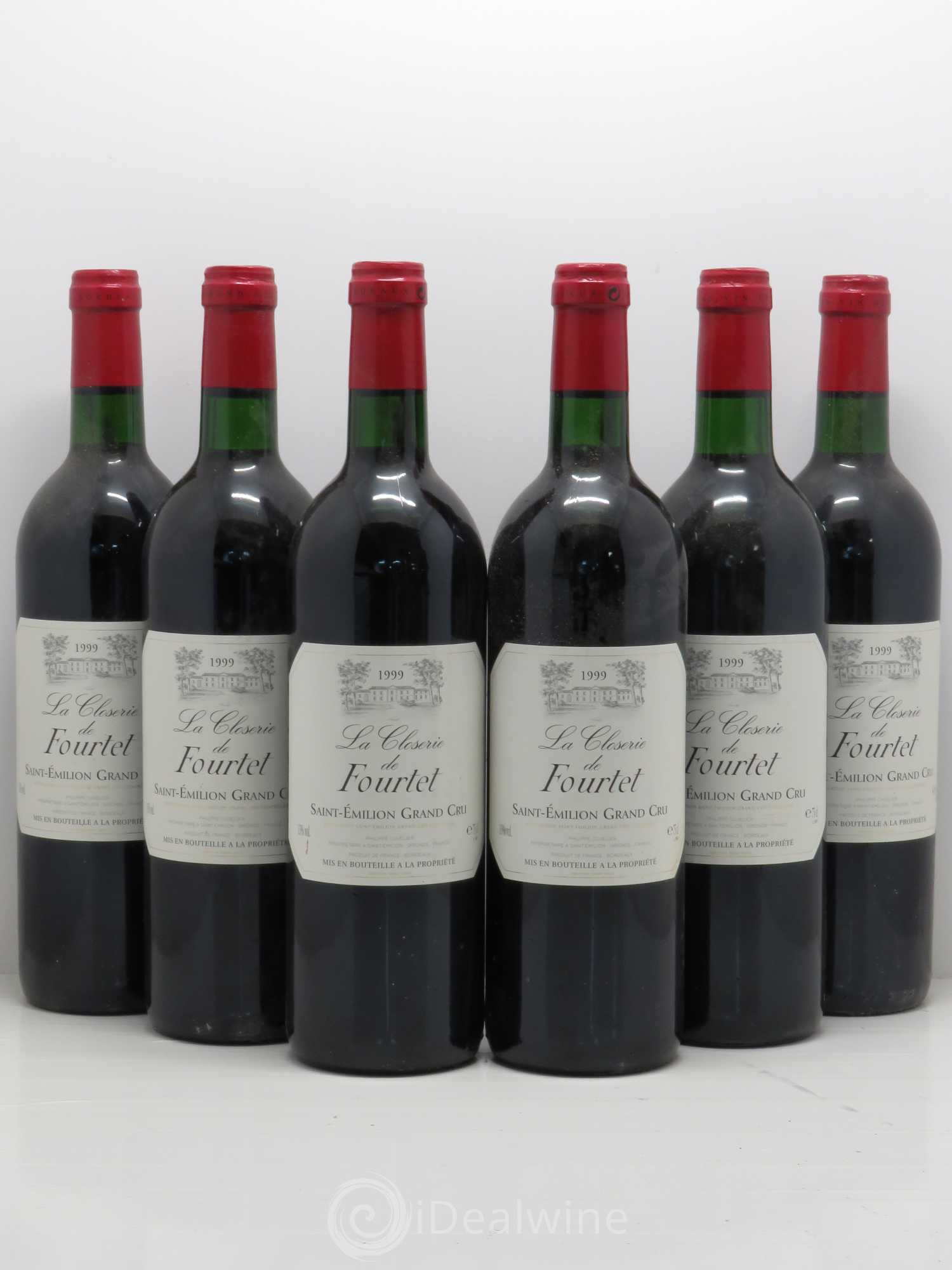 Saint-Émilion La Closerie de Fourtet Saint Emilion Grand Cru 1999 - Posten von 6 Flaschen - 0
