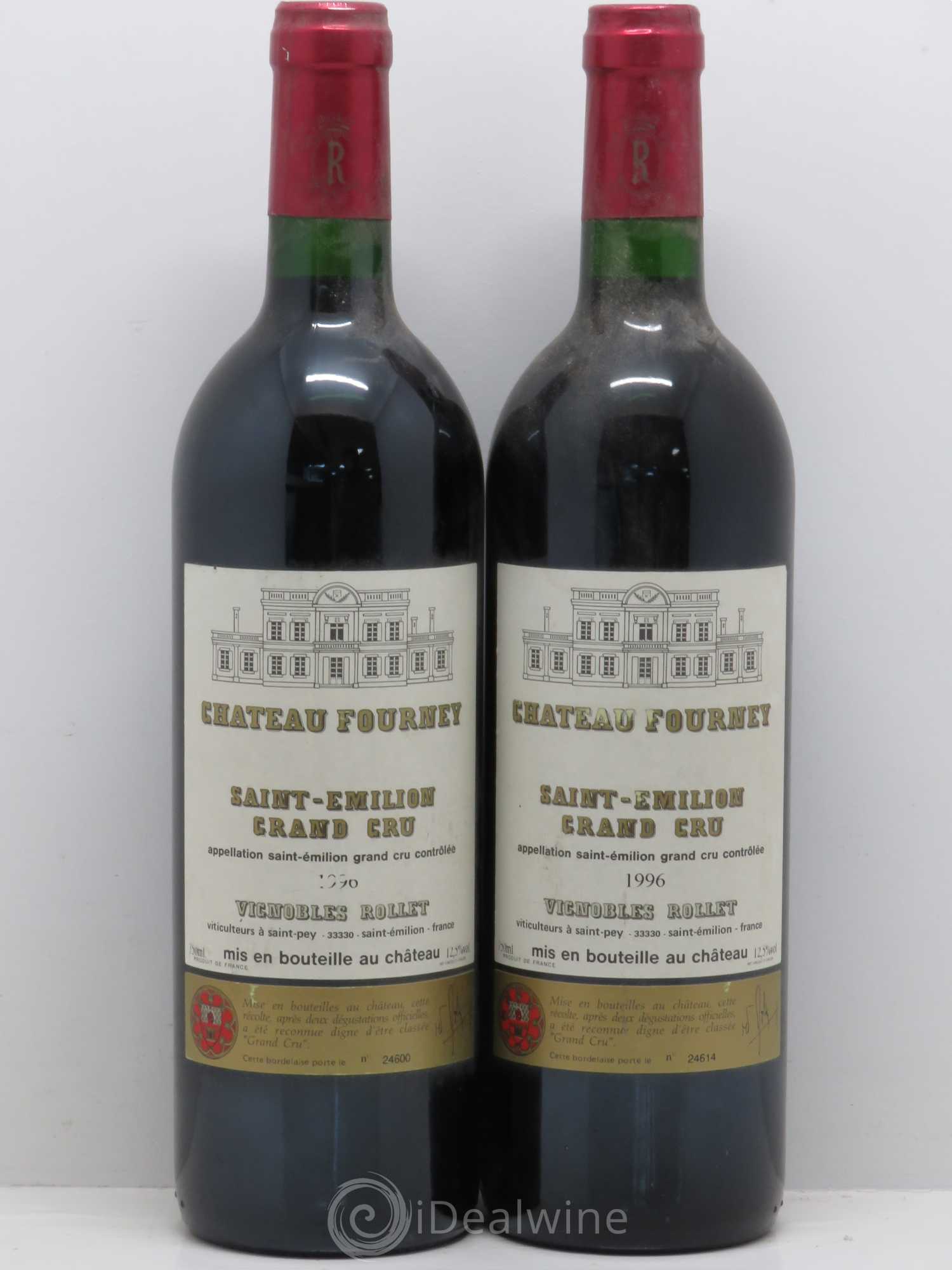 Saint-Émilion Fourney Saint Emilion Grand Cru 1996 - Posten von 2 Flaschen - 0