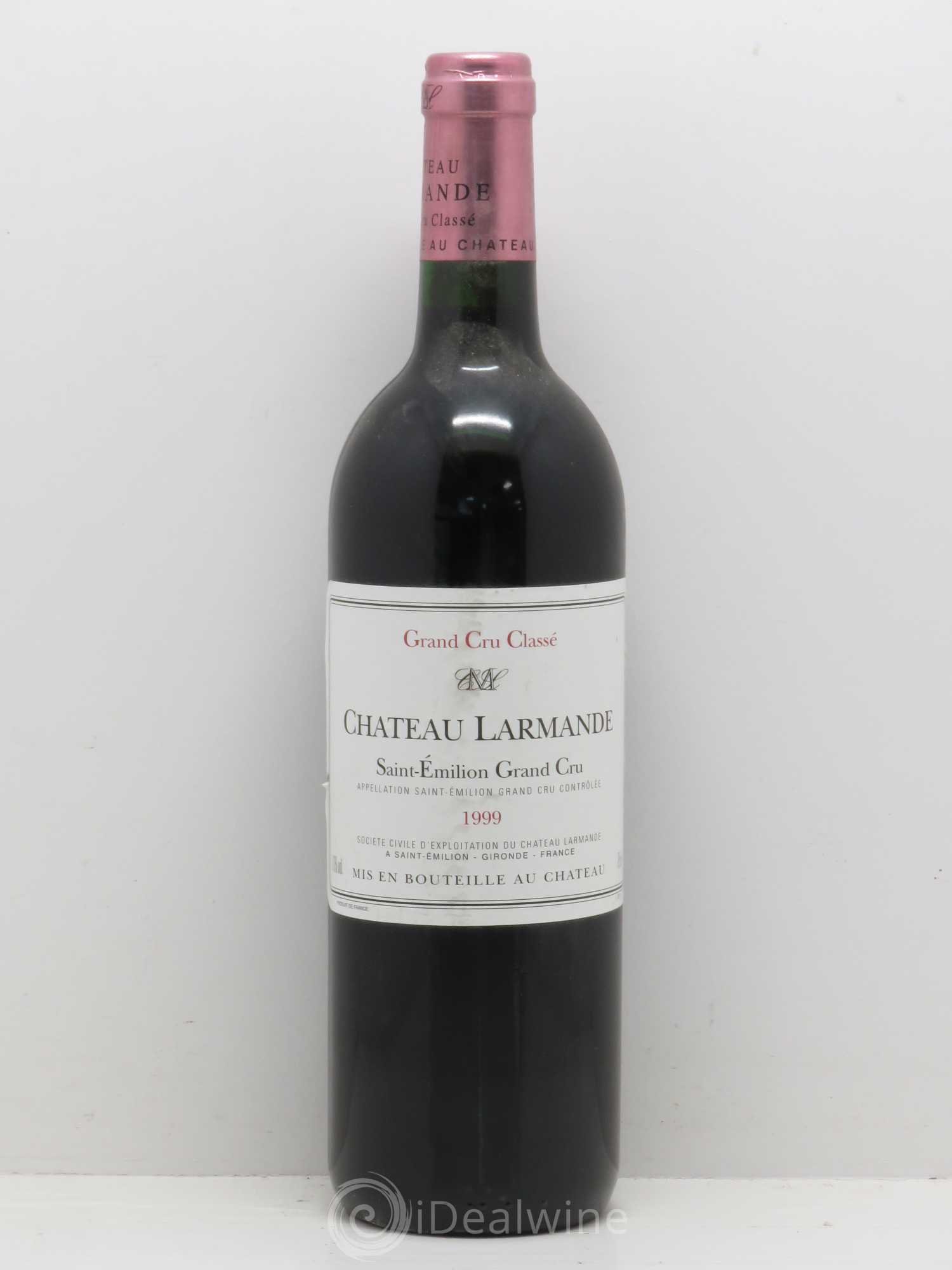 Château Larmande Grand Cru Classé 1999 - Lot de 1 bouteille - 0