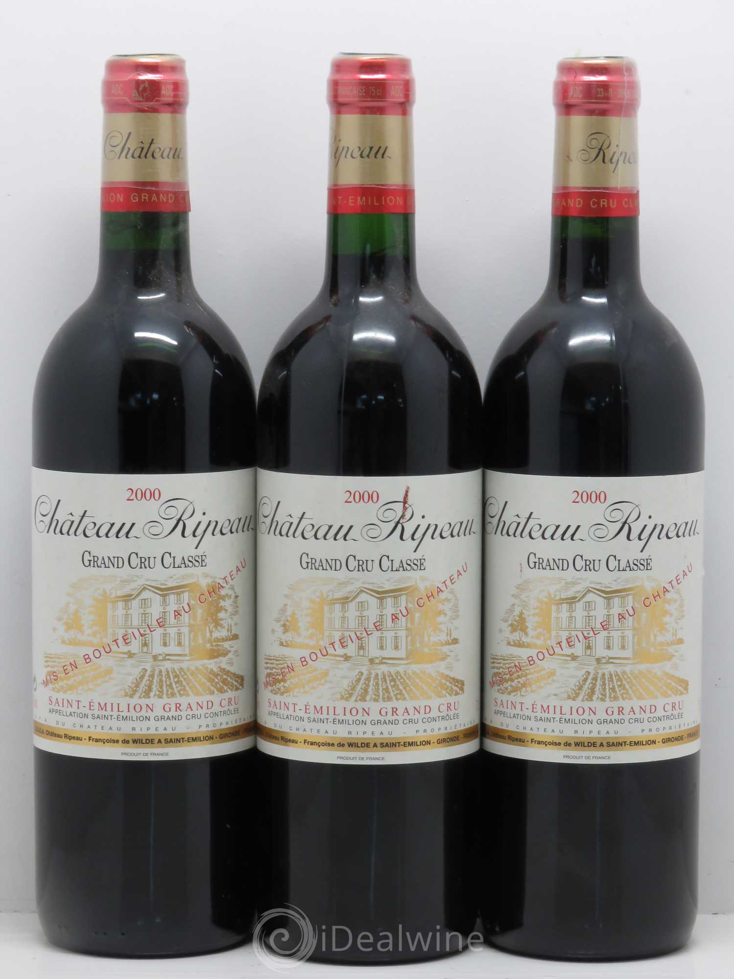 Saint-Émilion Château Ripeau 2000 - Lot of 12 bottles - 4