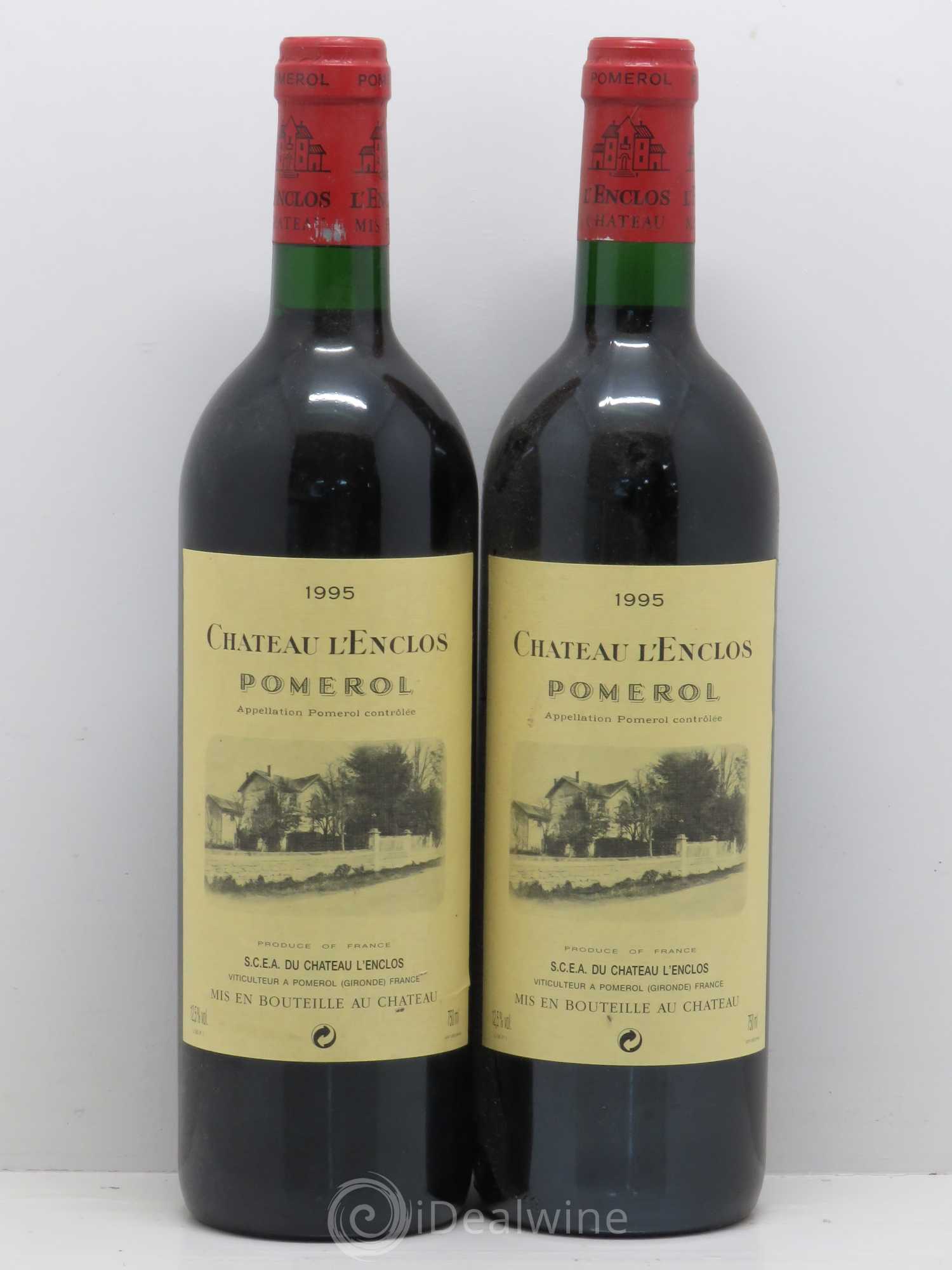 Château l' Enclos 1995 - Lot de 2 bouteilles - 0