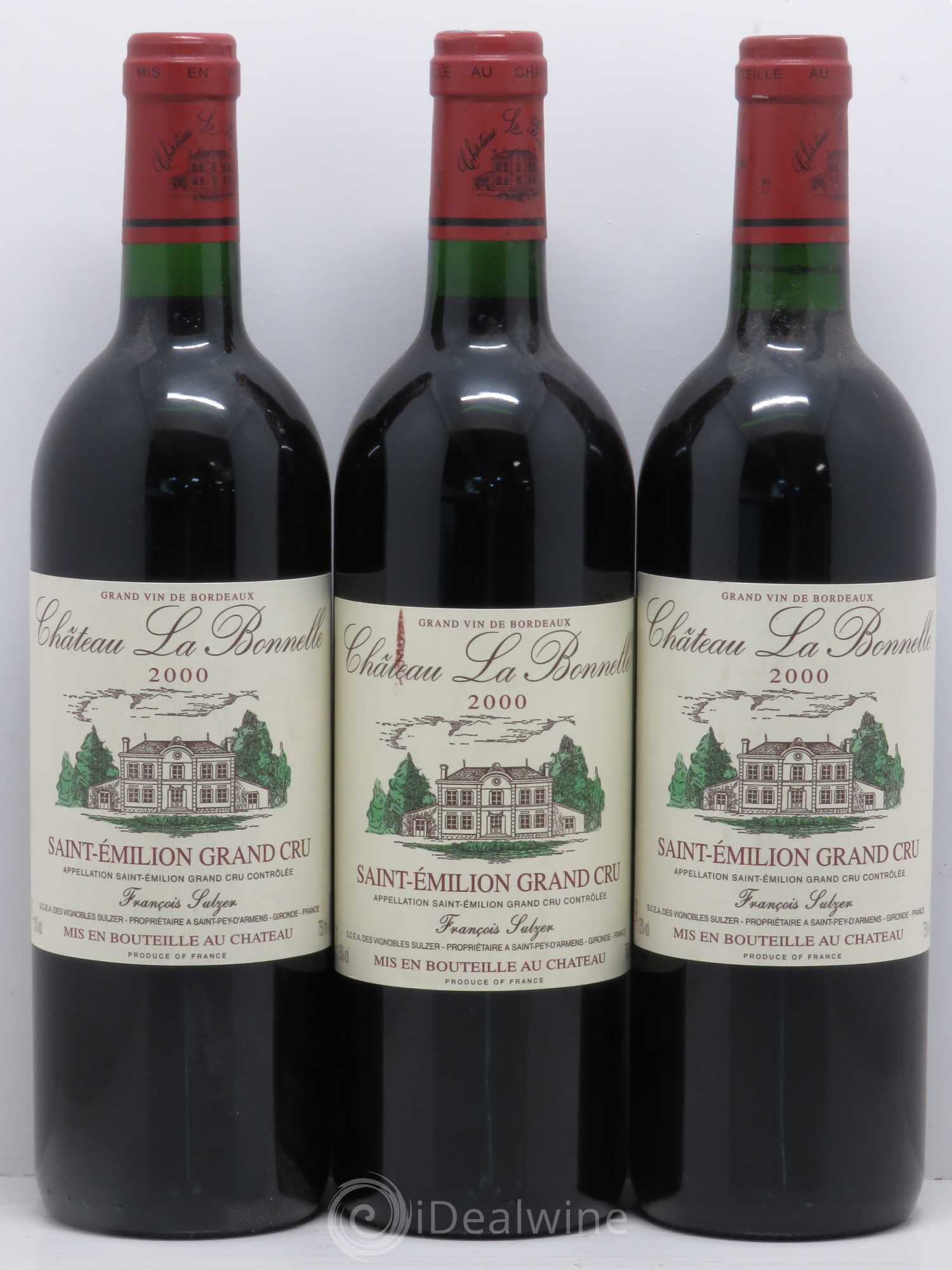 Saint-Émilion Château La Bonnelle Saint Emilion Grand Cru  2000 - Lot de 12 bouteilles - 4