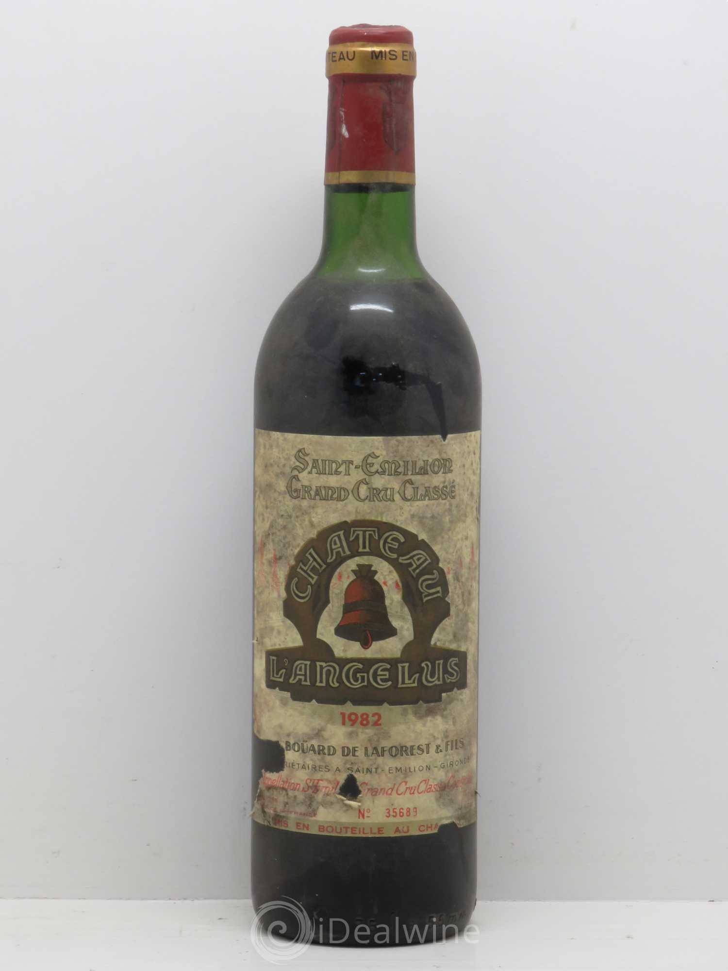 Château Angélus 1er Grand Cru Classé A 1982 - Lot de 1 bouteille - 0