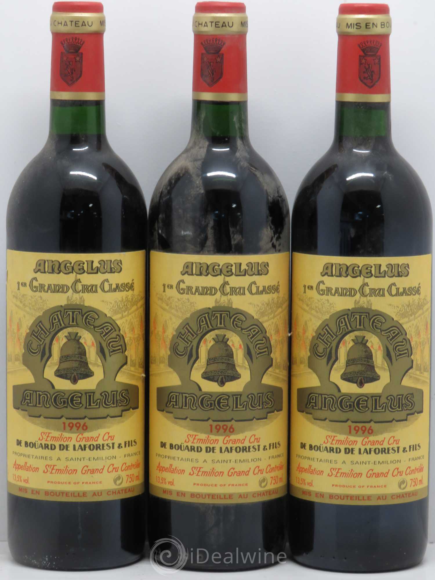 Château Angélus 1er Grand Cru Classé A 1996 - Lot de 6 bouteilles - 1
