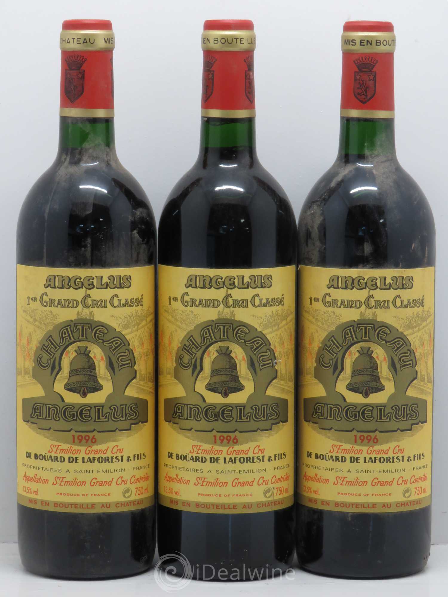 Château Angélus 1er Grand Cru Classé A 1996 - Lot de 6 bouteilles - 2