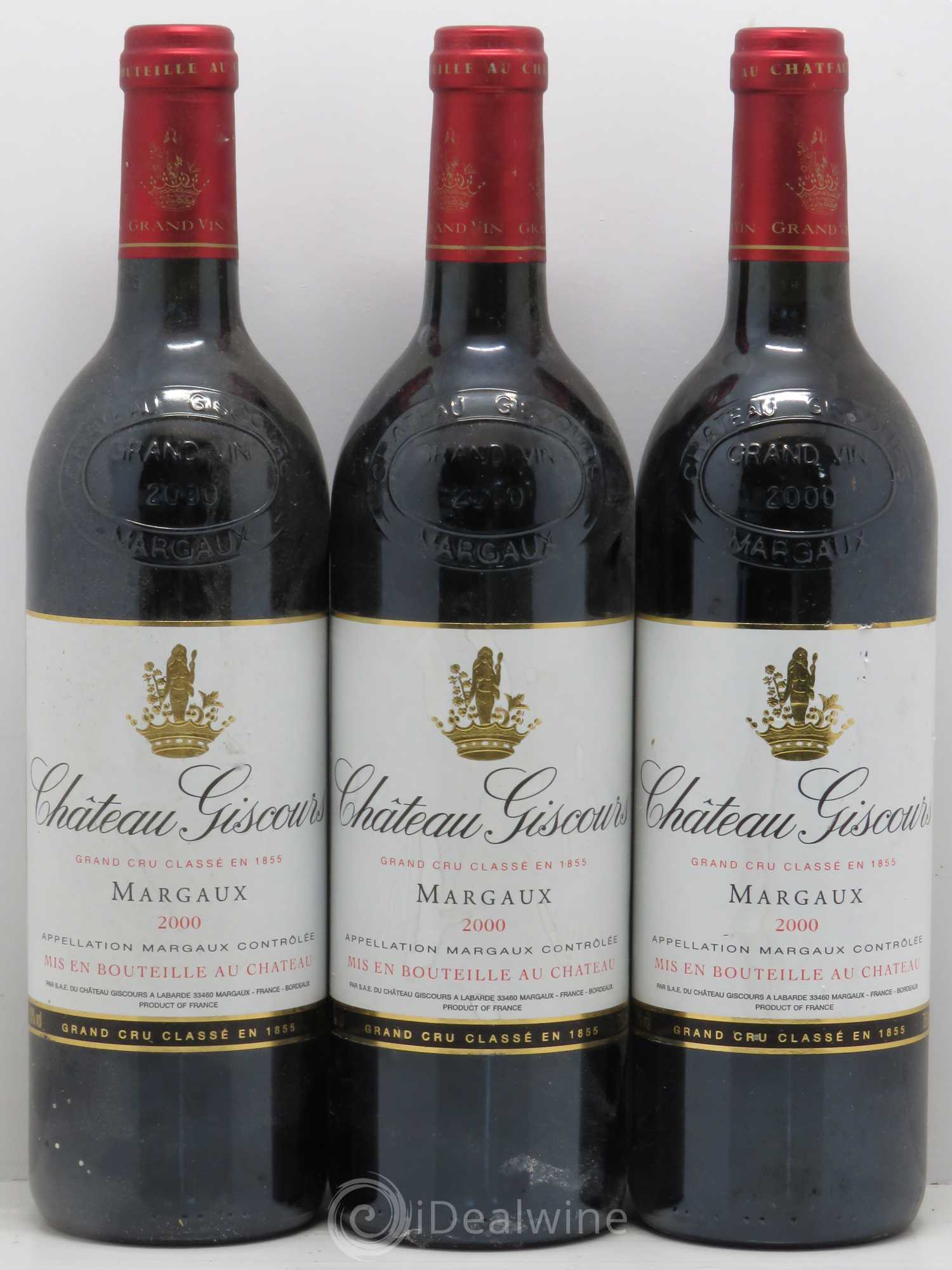 Château Giscours 3ème Grand Cru Classé 2000 - Lot de 7 bouteilles - 1