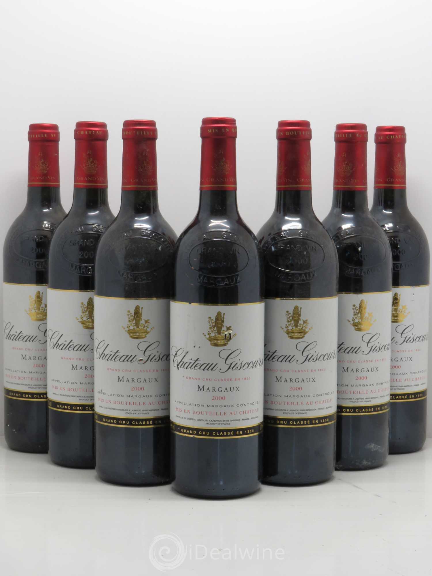 Château Giscours 3ème Grand Cru Classé 2000 - Lot de 7 bouteilles - 0