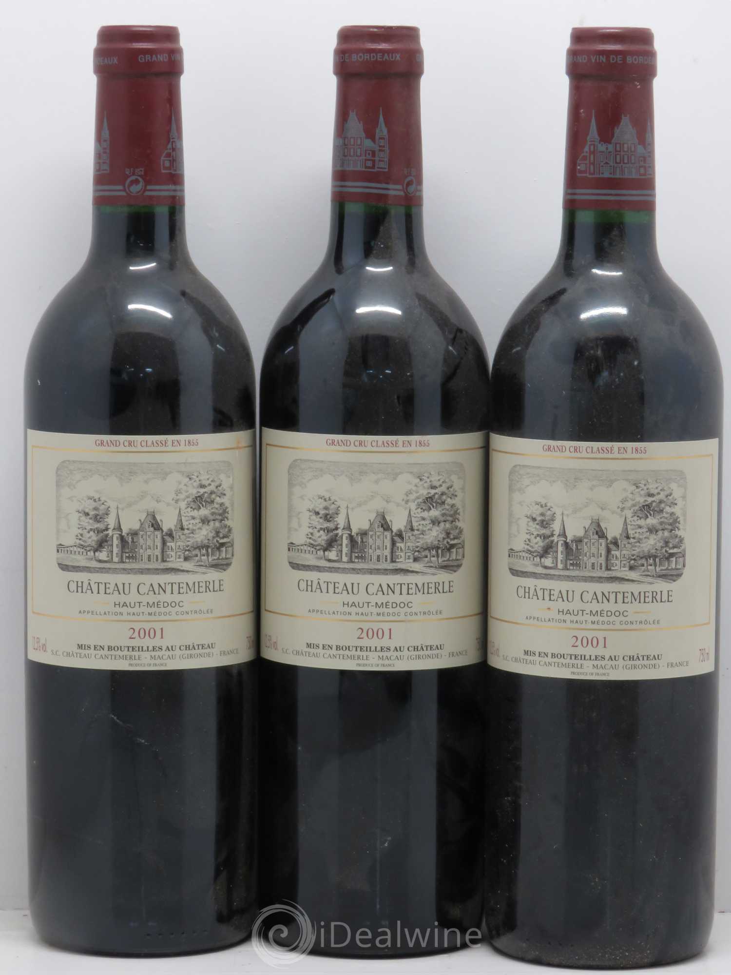 Château Cantemerle 5ème Grand Cru Classé 2001 - Lot de 12 bouteilles - 2