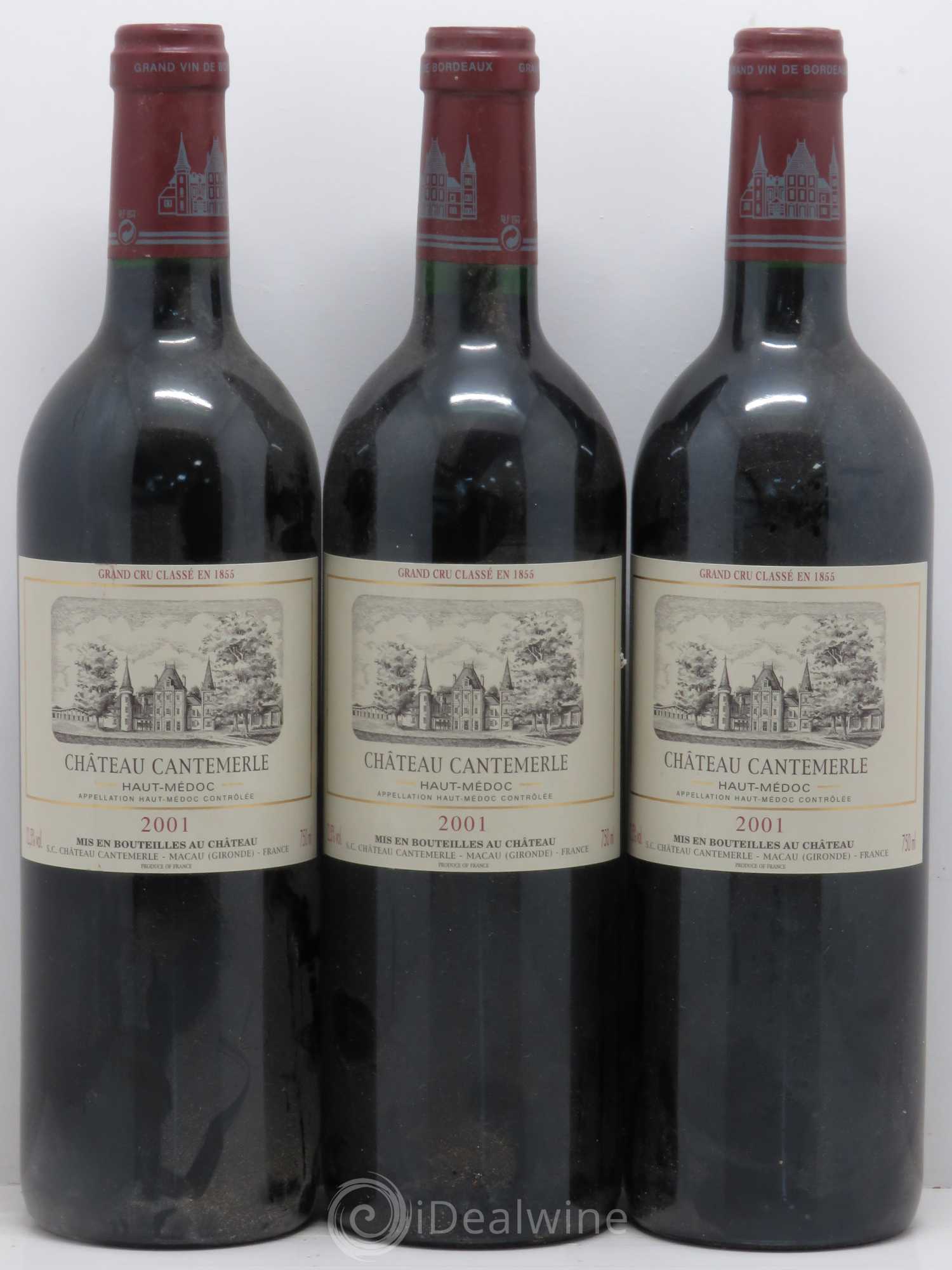 Château Cantemerle 5ème Grand Cru Classé 2001 - Lot de 12 bouteilles - 4