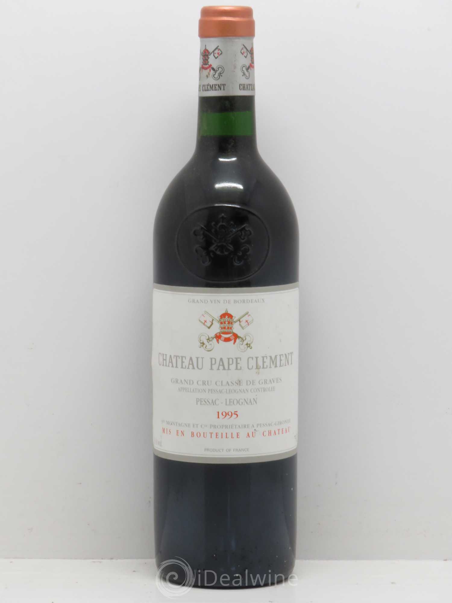 Château Pape Clément Cru Classé de Graves 1995 - Lot de 1 bouteille - 0