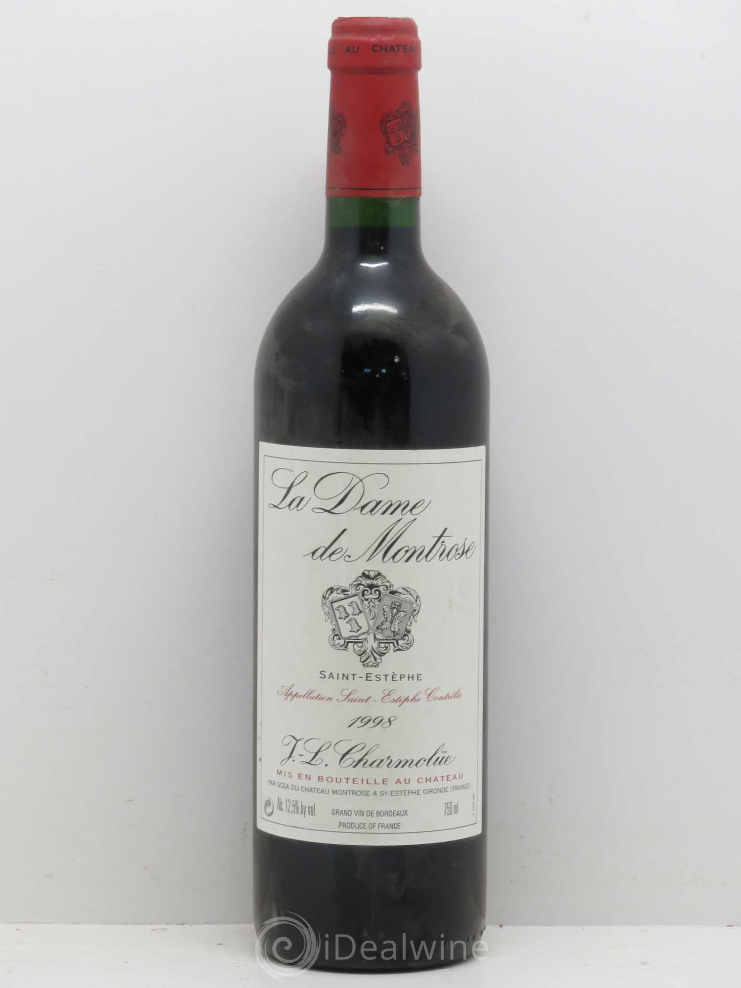 La Dame de Montrose Second Vin 1998 - Lot de 1 bouteille - 0
