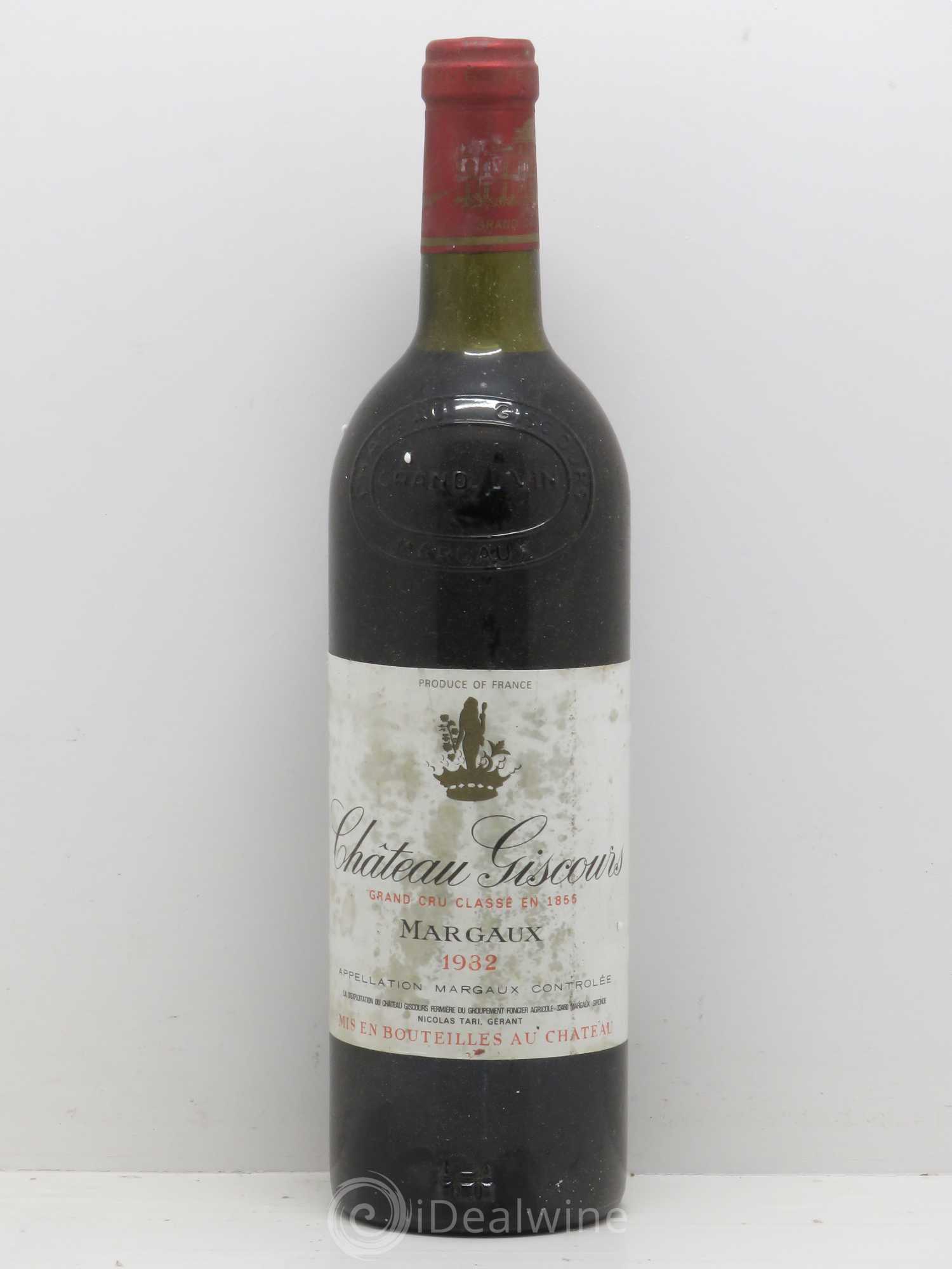 Château Giscours 3ème Grand Cru Classé 1982 - Lot de 1 bouteille - 0