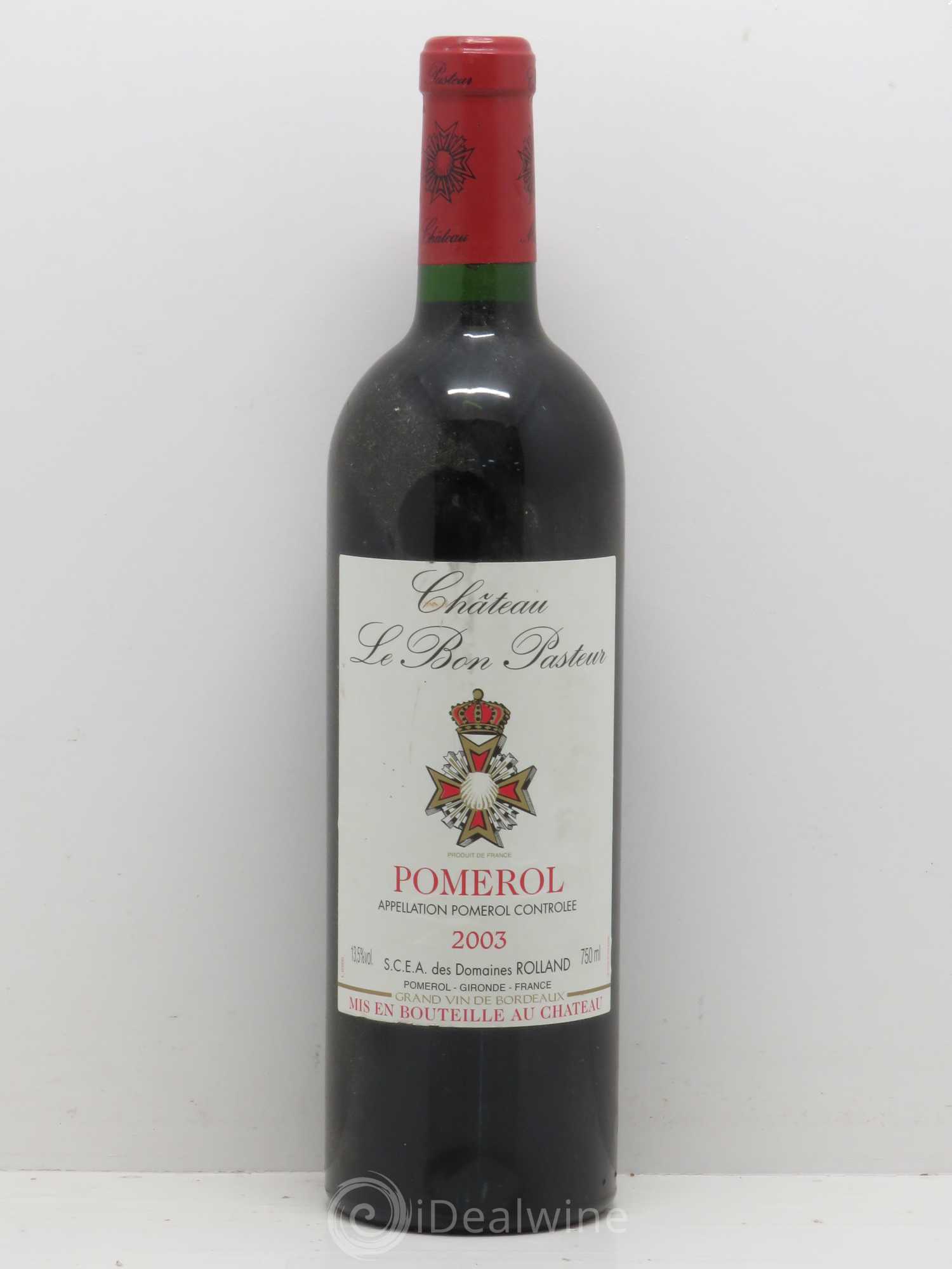 Château le Bon Pasteur 2003 - Lot de 1 bouteille - 0
