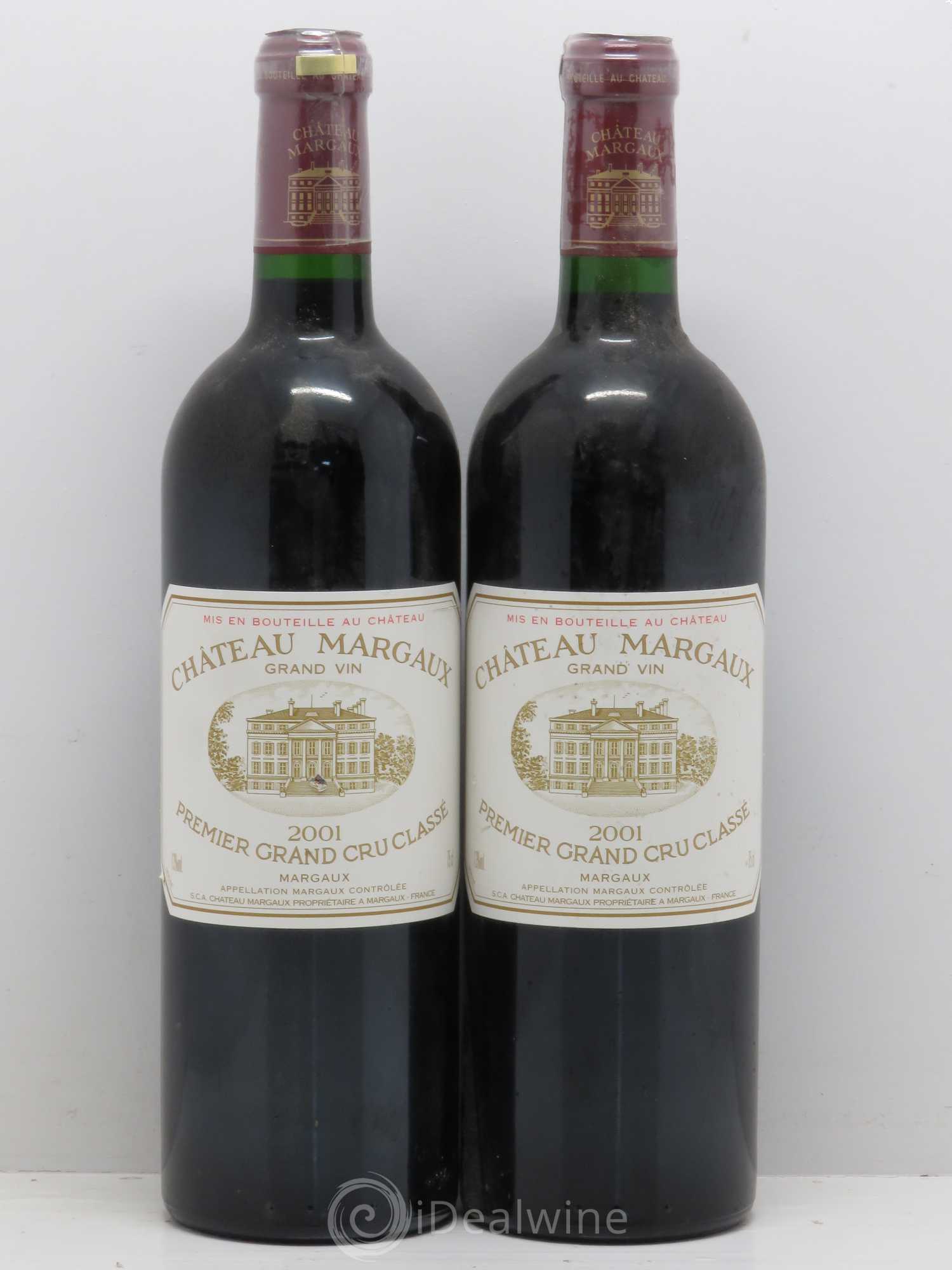 Château Margaux 1er Grand Cru Classé 2001 - Lot de 2 bouteilles - 0