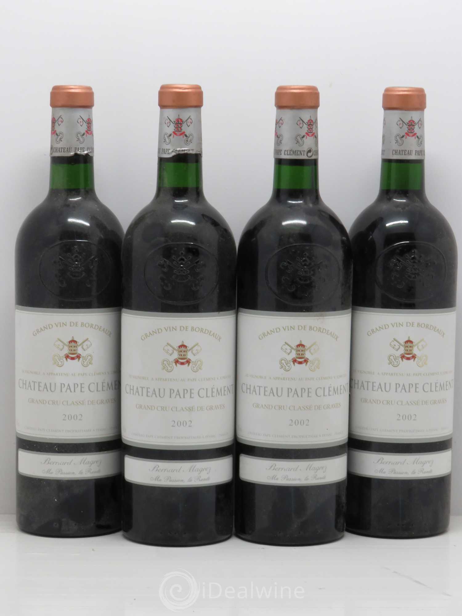 Château Pape Clément Cru Classé de Graves 2002 - Lot de 4 bouteilles - 0