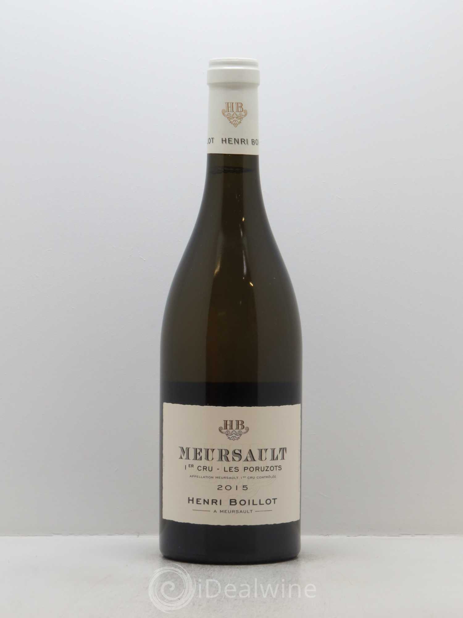 Meursault 1er Cru Poruzots Henri Boillot (Domaine) 2015 - Lot de 1 bouteille - 0