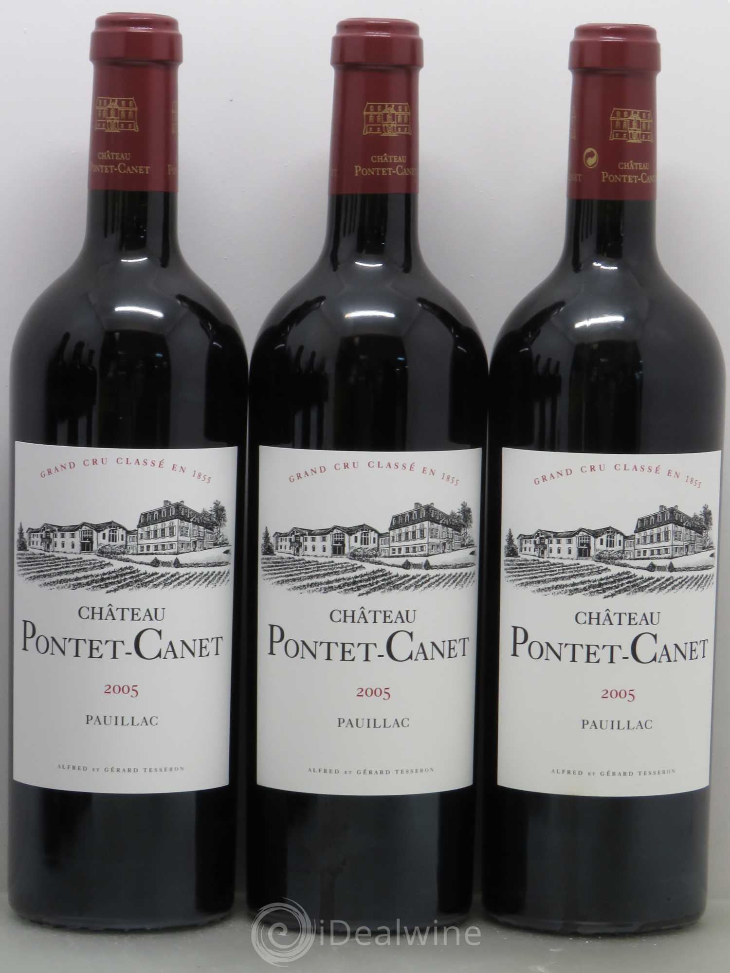 Château Pontet Canet 5ème Grand Cru Classé 2005 - Lot de 6 bouteilles - 3