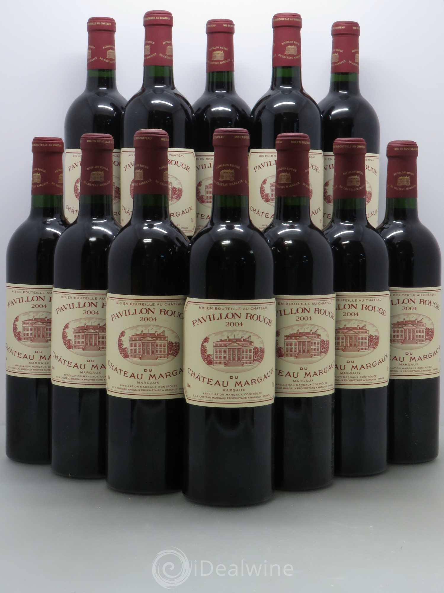Pavillon Rouge du Château Margaux Second Vin 2004 - Lot de 12 bouteilles - 0