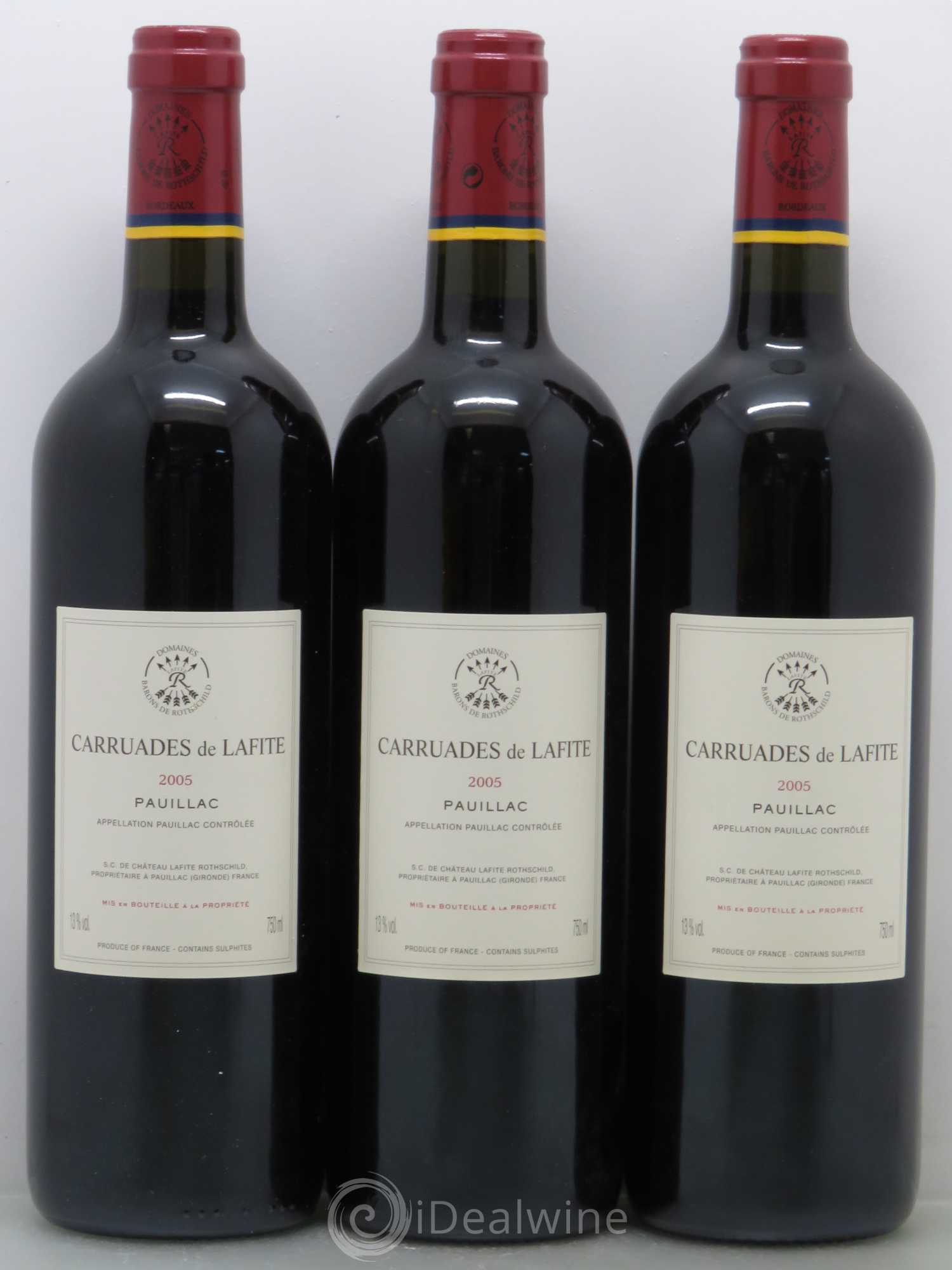 Carruades de Lafite Rothschild Second Vin 2005 - Lot de 12 bouteilles - 6