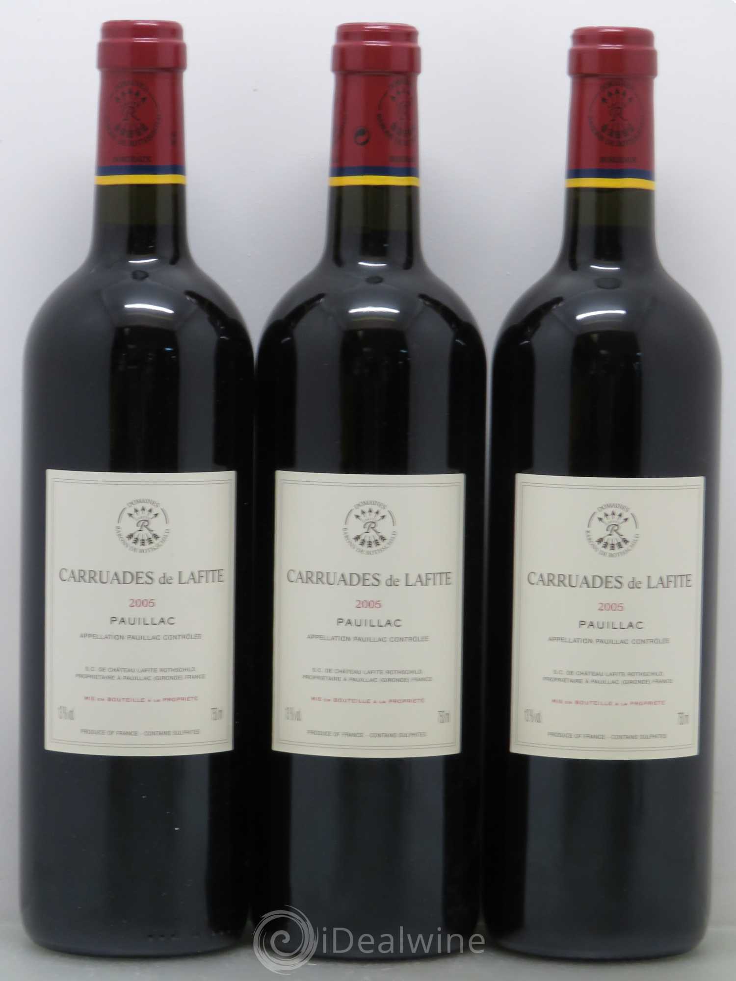 Carruades de Lafite Rothschild Second Vin 2005 - Lot de 12 bouteilles - 8
