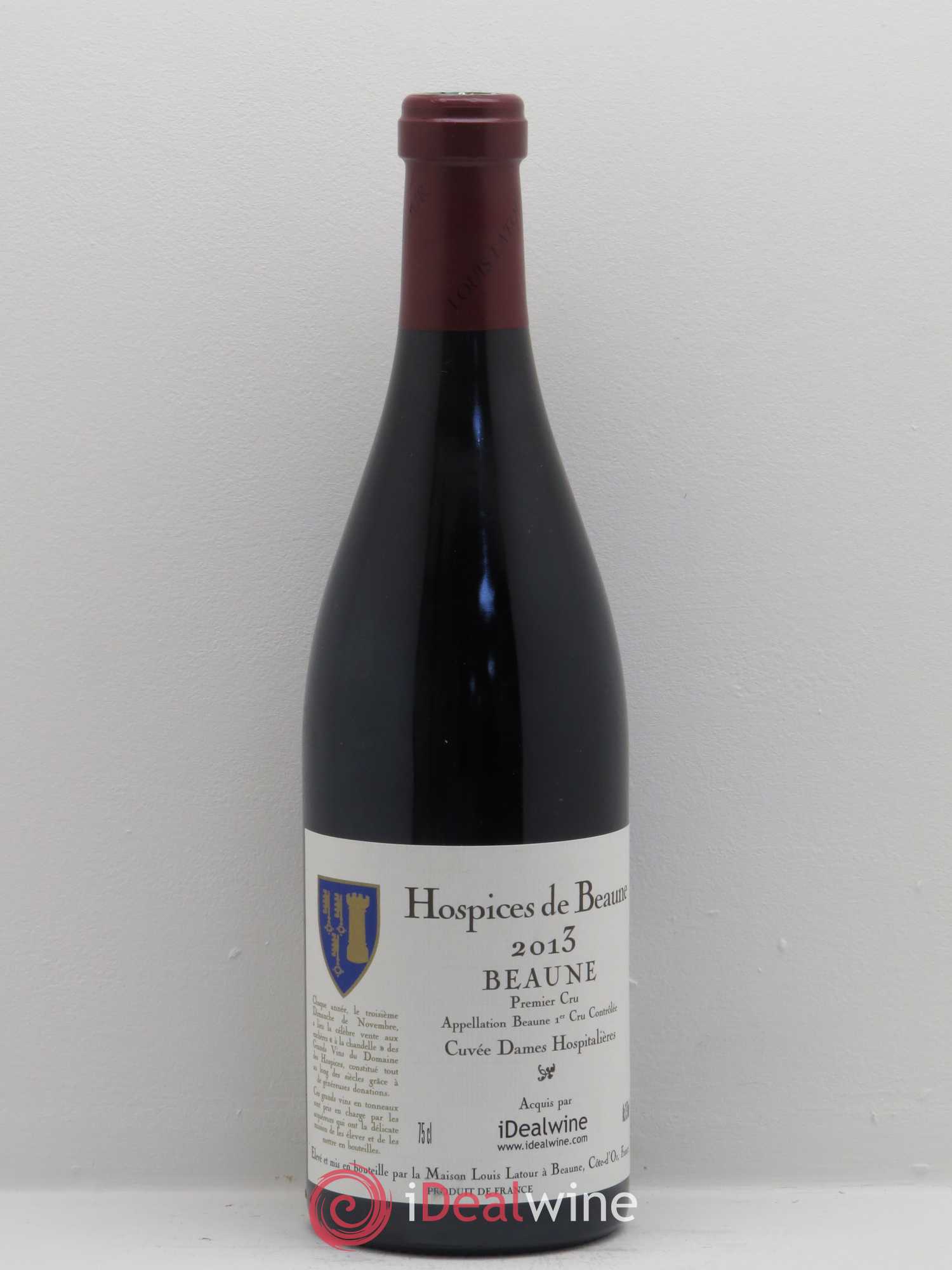 Beaune 1er Cru Cuvée Dames Hospitalières Hospices de Beaune Louis Latour 2013 - Lot de 1 bouteille - 0