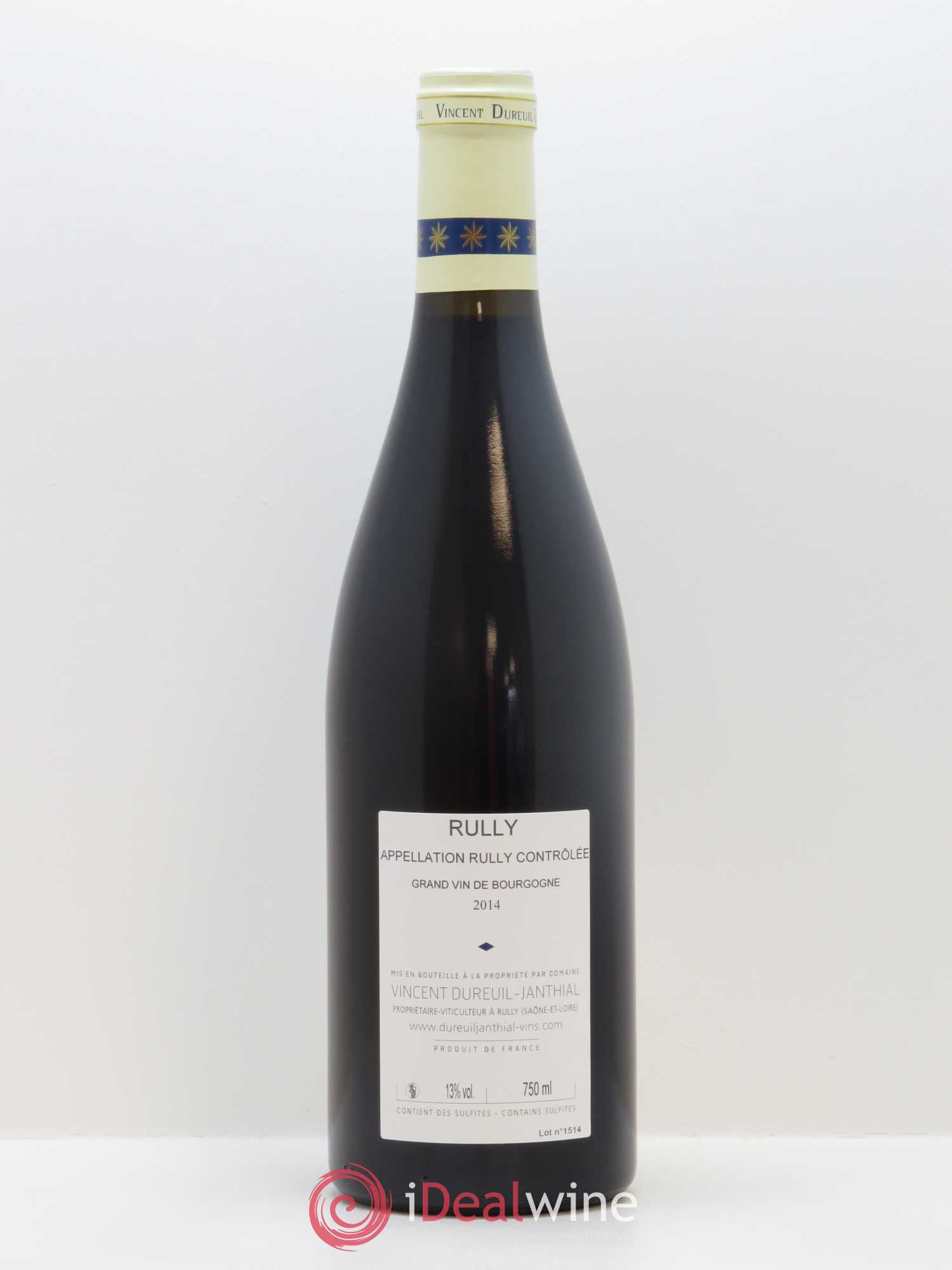 Rully Vincent Dureuil-Janthial 2014 - Posten von 1 Flasche - 1