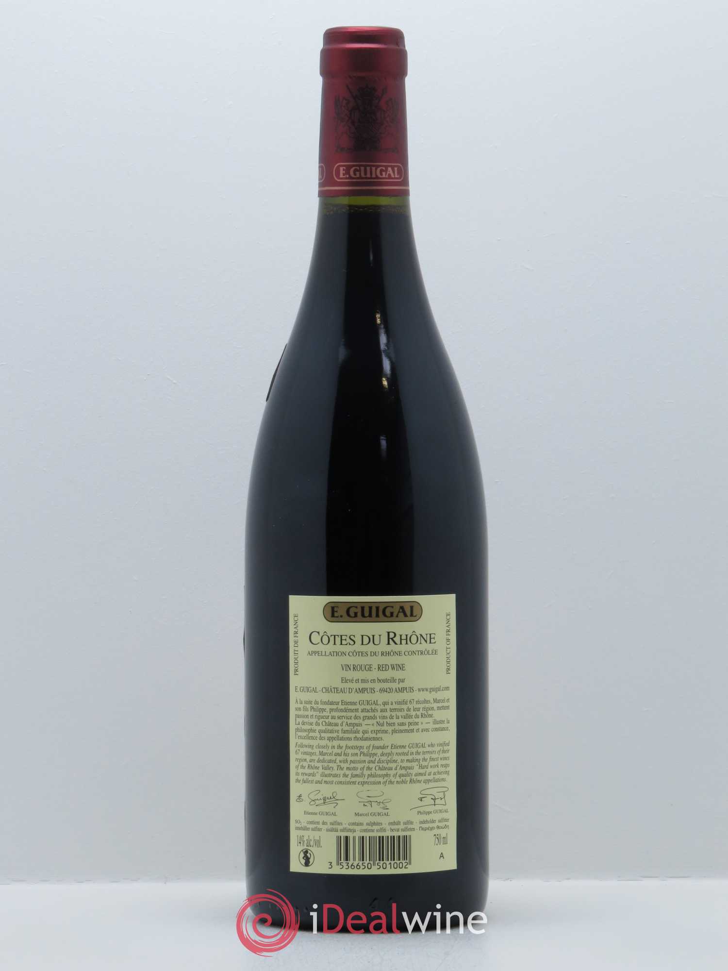 Côtes-du-Rhône Guigal 2013 - Lot de 1 bouteille - 1