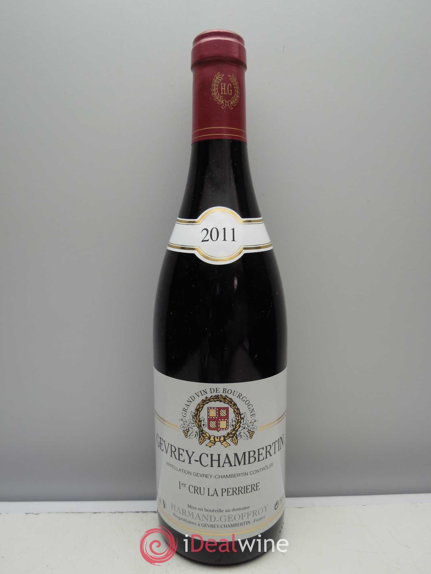 Gevrey-Chambertin 1er Cru La Perrière Harmand-Geoffroy (Domaine) 2011 - Lot de 1 bouteille - 0