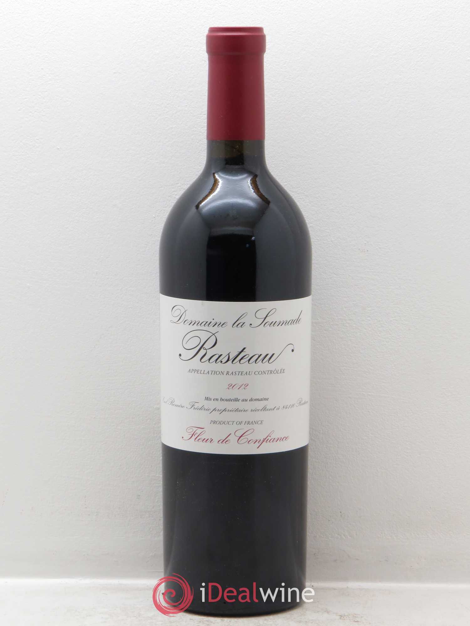 Rasteau Fleur de confiance La Soumade (Domaine) 2012 - Lot de 1 bouteille - 0