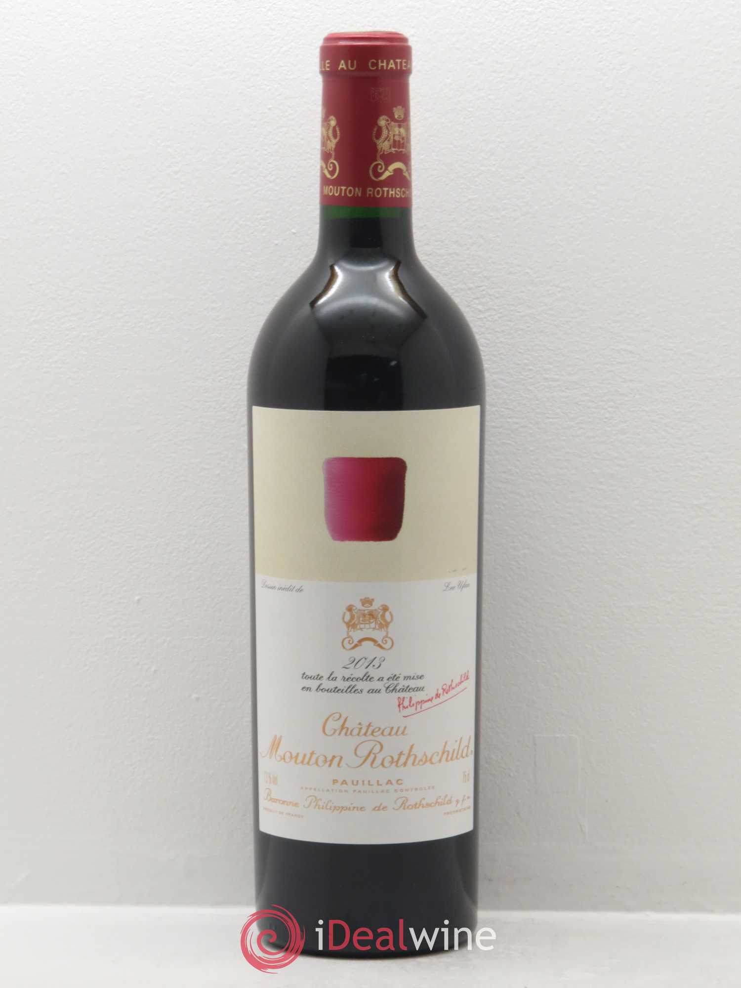 Château Mouton Rothschild 1er Grand Cru Classé 2013 - Lot de 1 bouteille - 0