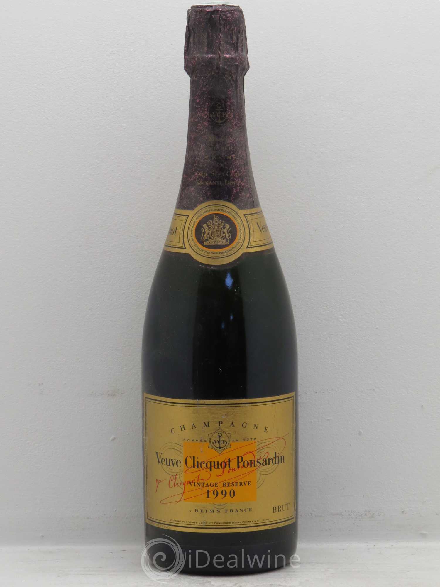 Vintage Veuve Clicquot (sans prix de réserve) 1990 - Lot de 1 bouteille - 0