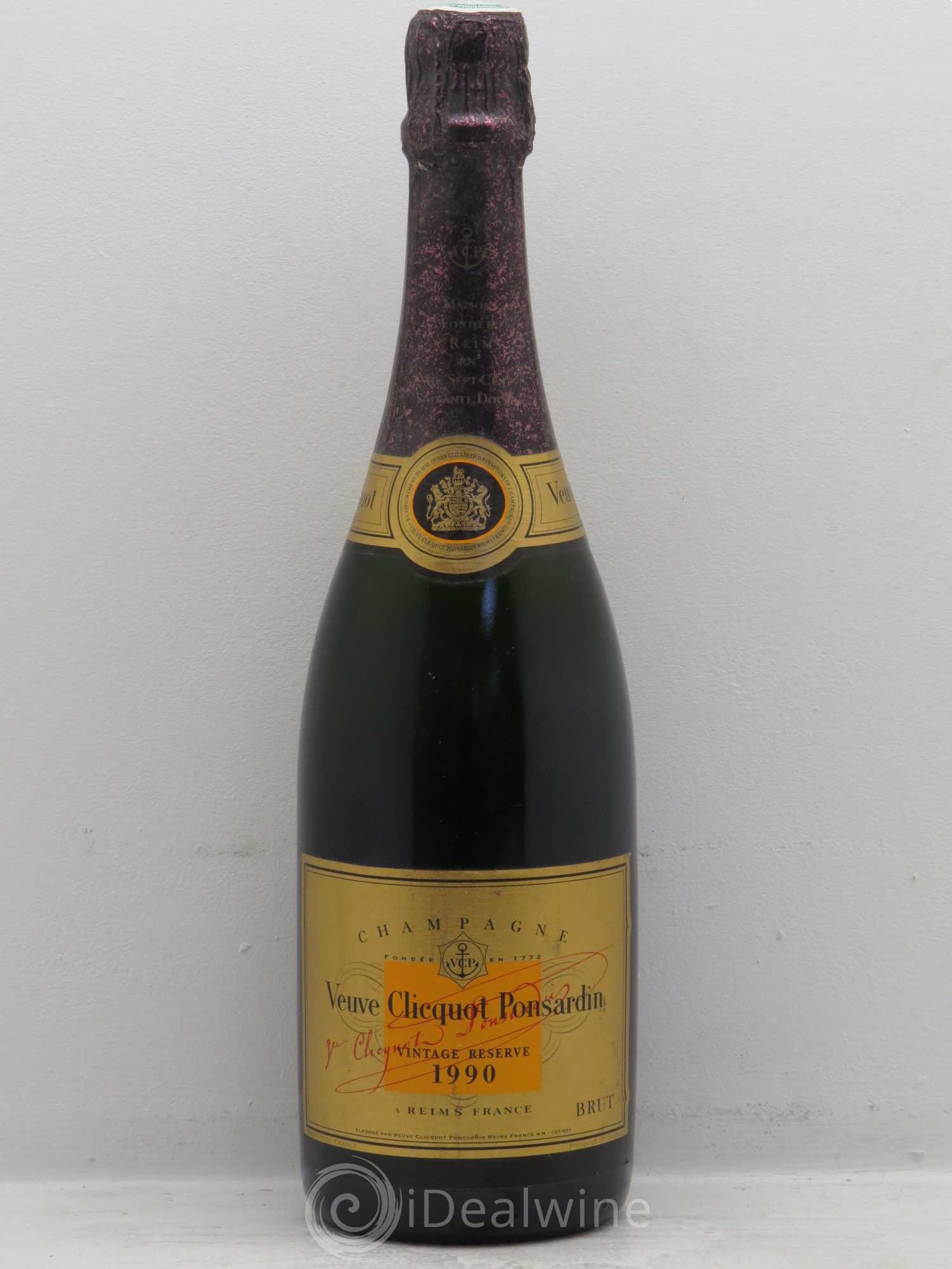 Vintage Veuve Clicquot (sans prix de réserve) 1990 - Lot de 1 bouteille - 0