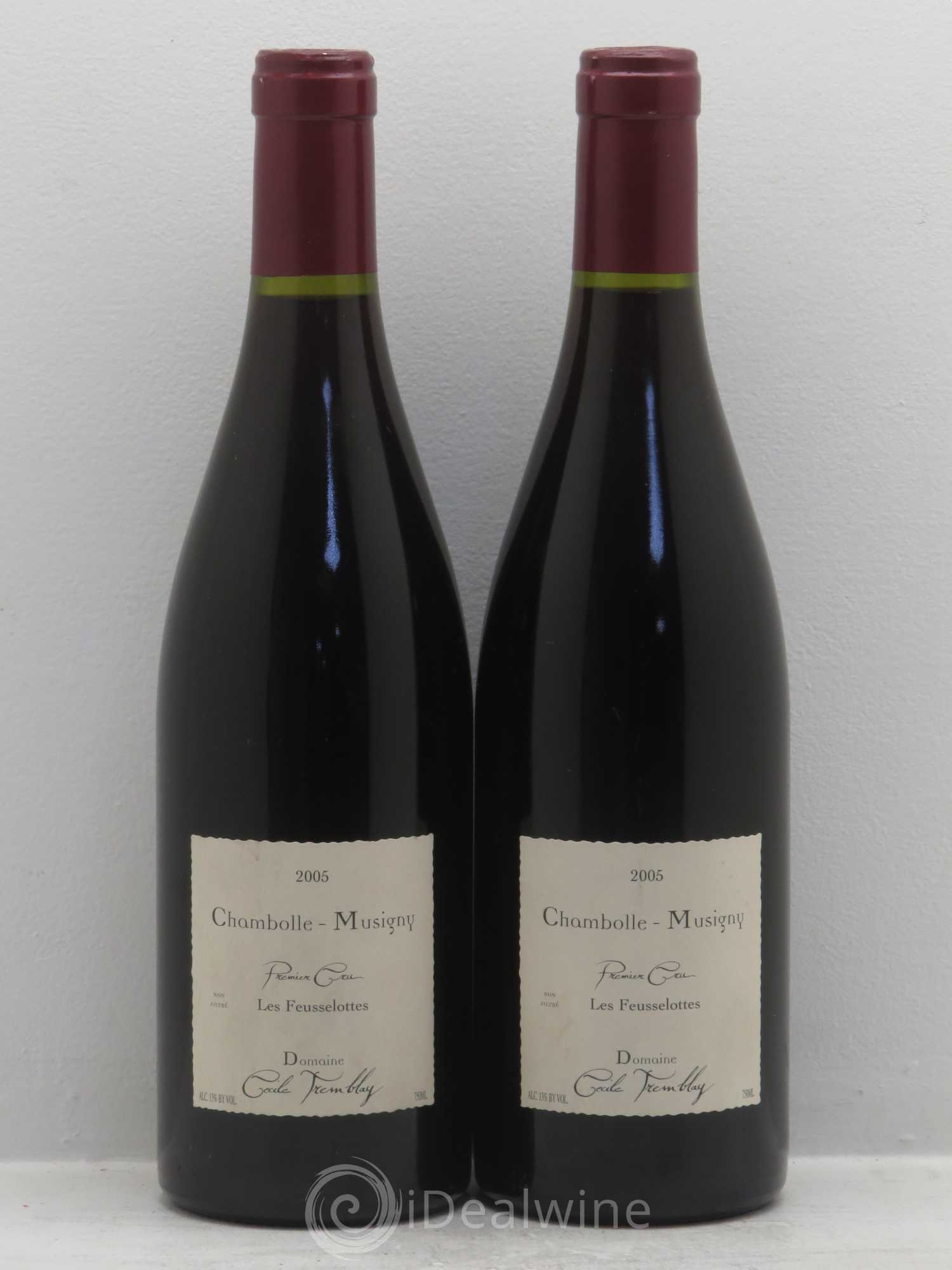 Chambolle-Musigny 1er Cru Les Feusselottes Cécile Tremblay 2005 - Lot de 2 bouteilles - 0