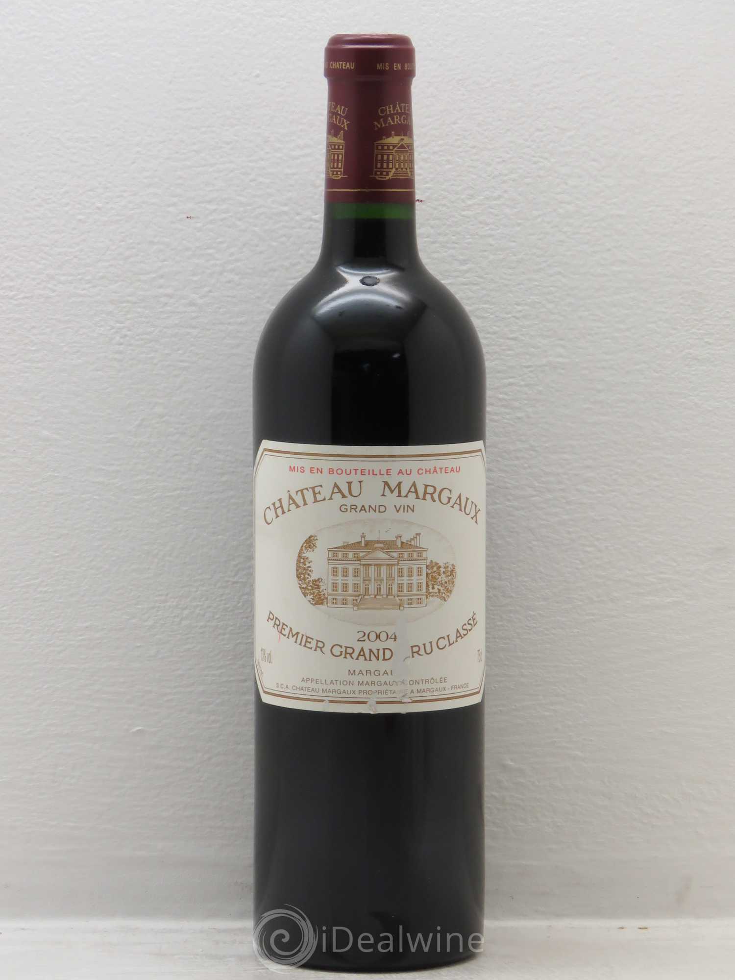 Château Margaux 1er Grand Cru Classé 2004 - Lot de 1 bouteille - 0