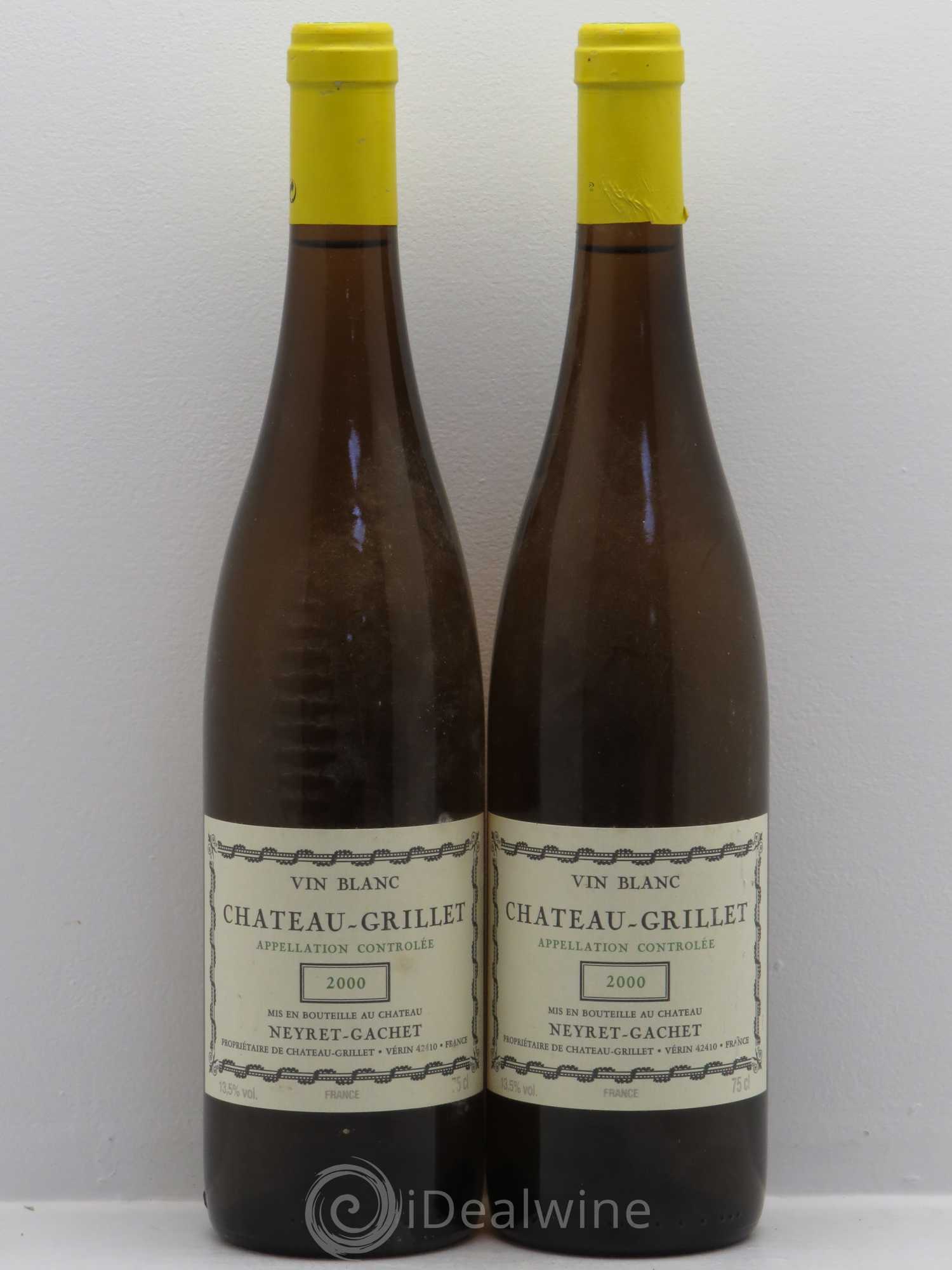 Château Grillet Château-Grillet (sans prix de réserve) 2000 - Lot de 2 bouteilles - 0