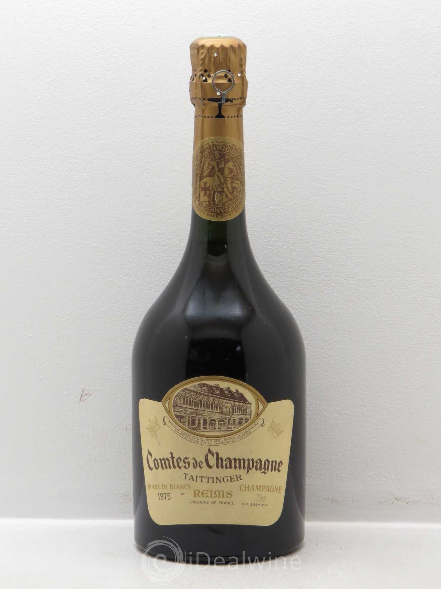 Comtes de Champagne Taittinger (senza prezzo di riserva) 1975 - Lotto di 1 bottiglia - 0
