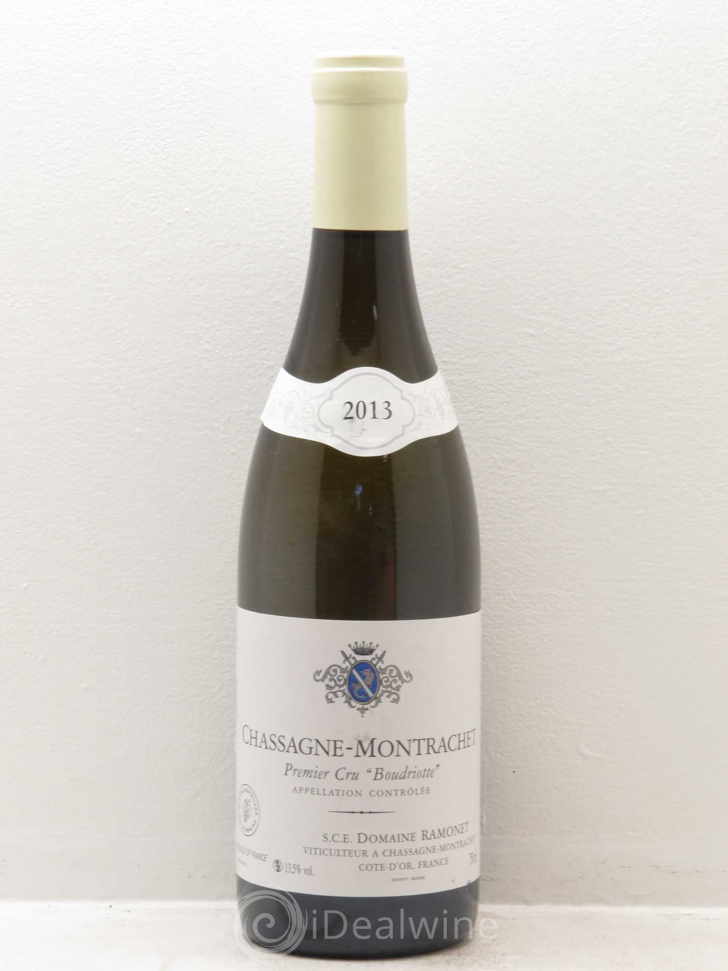 Chassagne-Montrachet 1er Cru Boudriotte Ramonet (Domaine) 2013 - Lot de 1 bouteille - 0