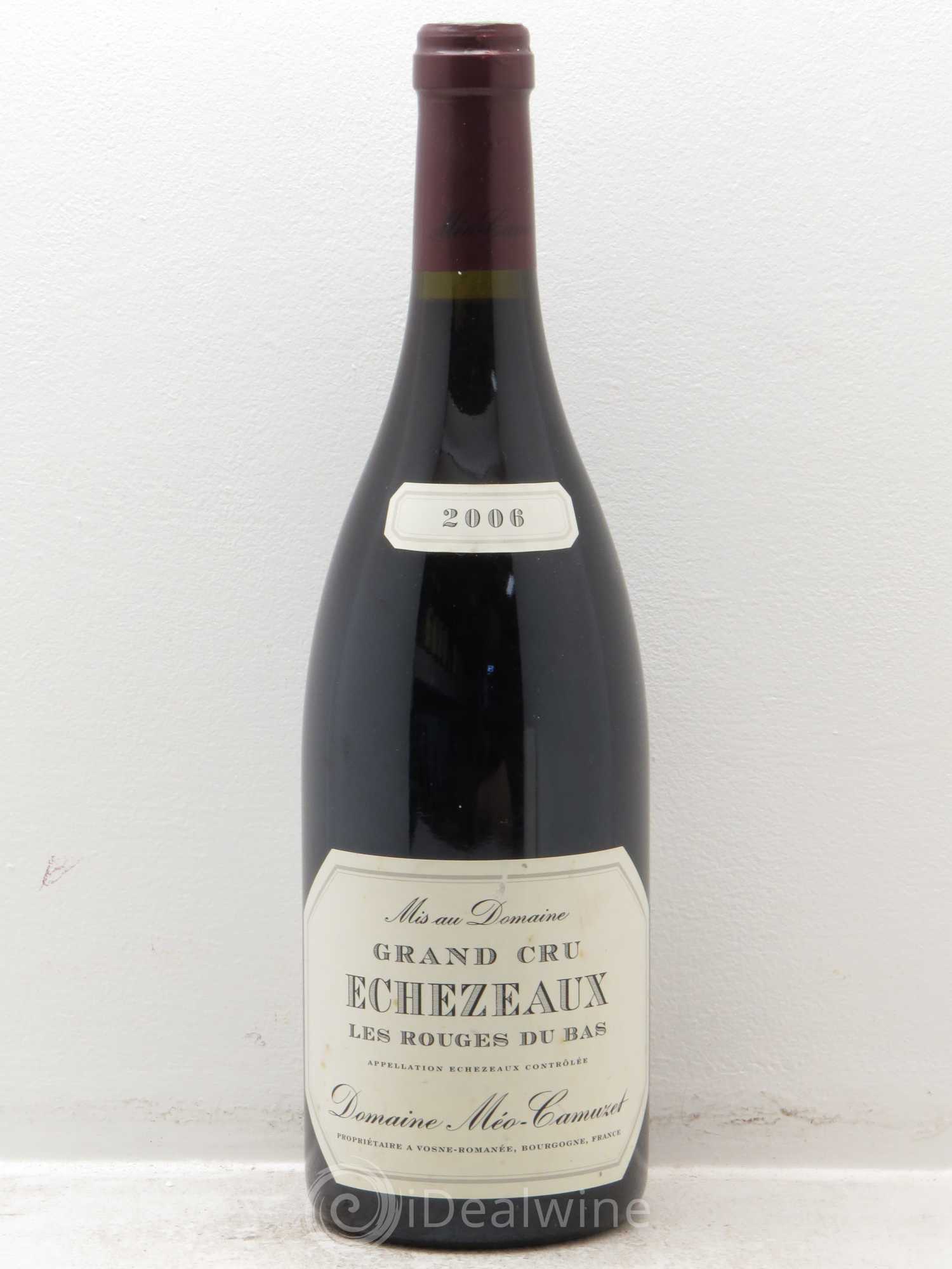Echezeaux Grand Cru Les Rouges du Bas Méo-Camuzet (Domaine) Les Rouges du Bas (sans prix de réserve) 2006 - Posten von 1 Flasche - 0